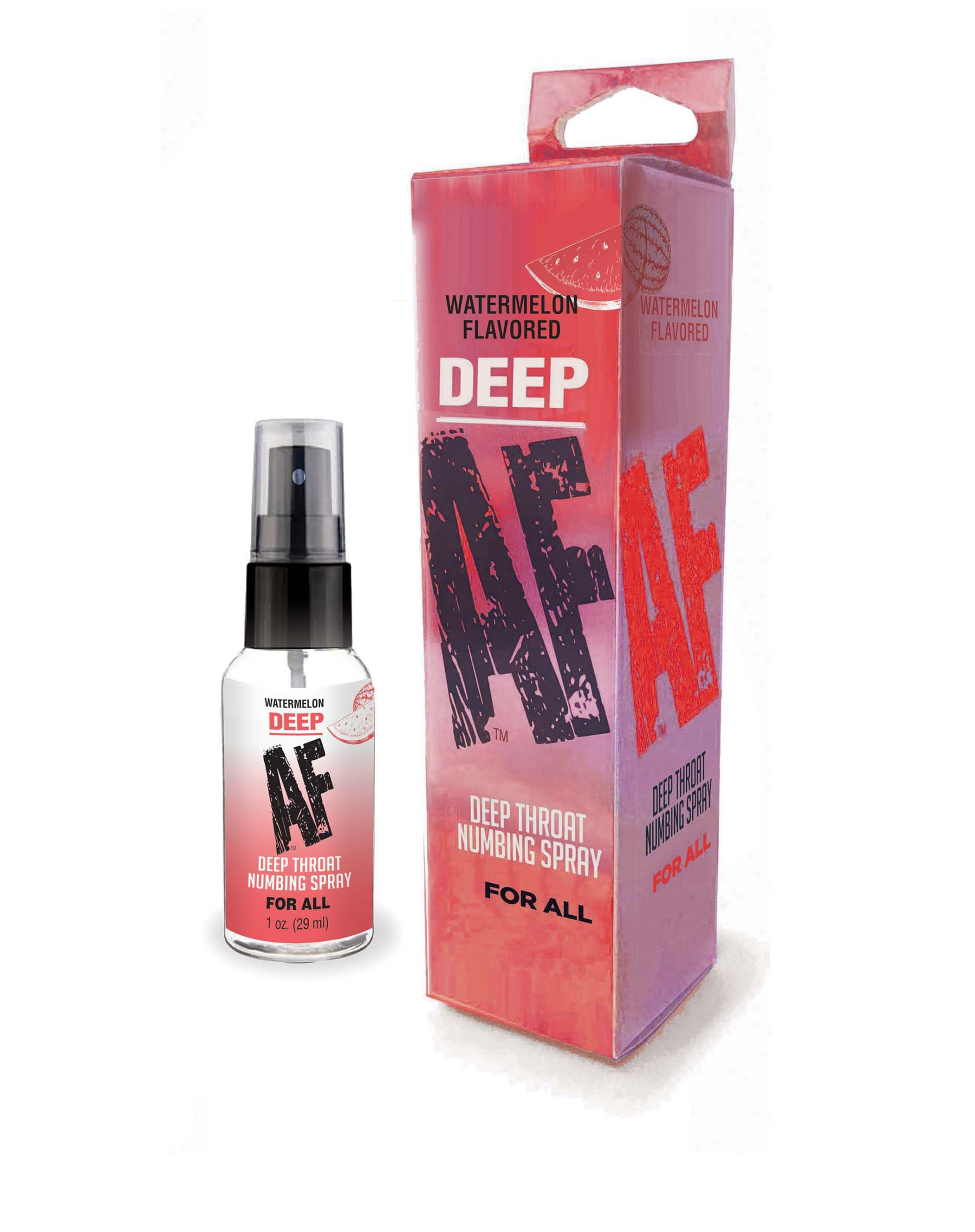Deep AF Numbing Throat Spray, Watermelon
