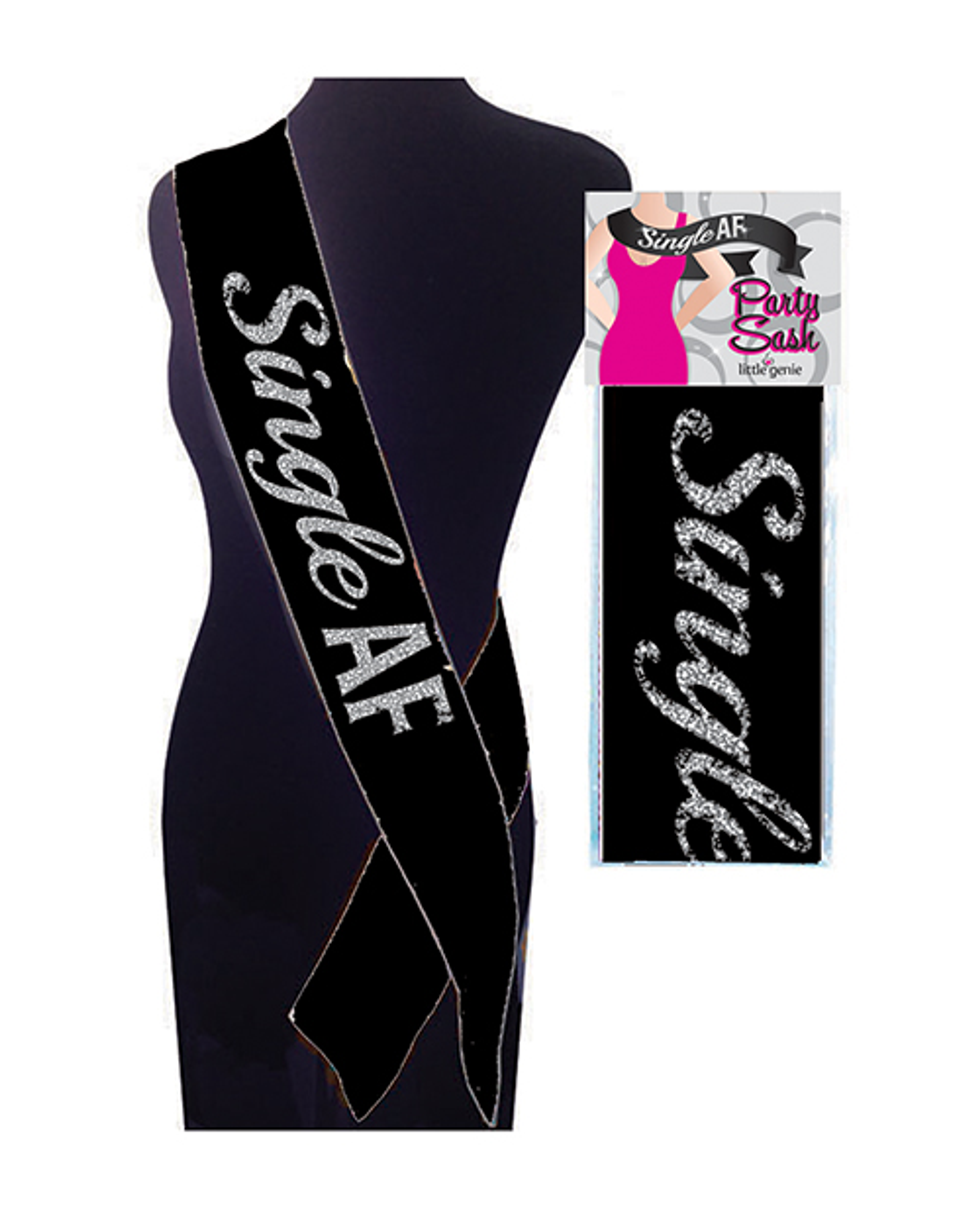 Single AF Sash – Bold Party Novelty Sash