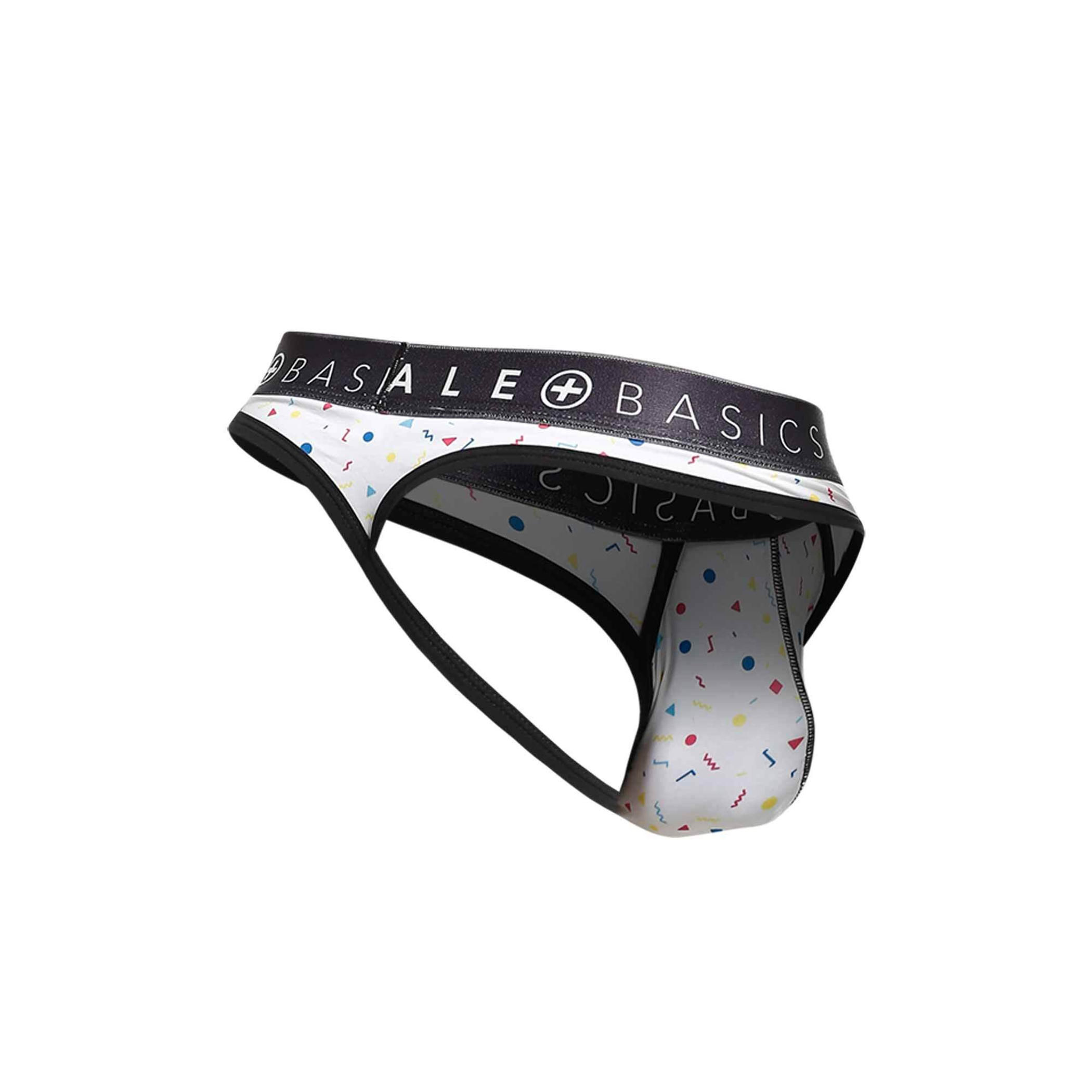 Male Basics Sexy Pouch Thong – Confetti, Small