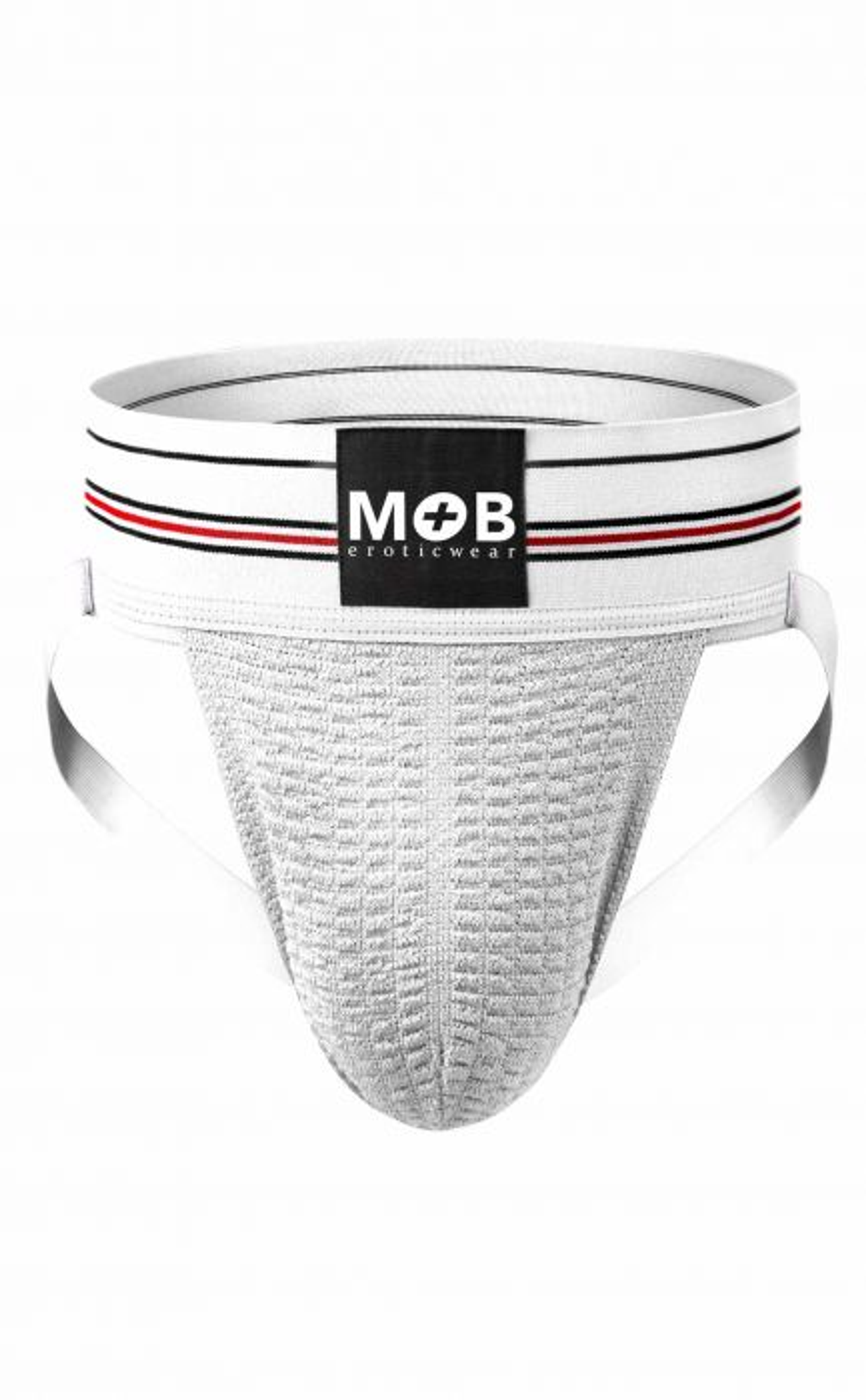 MOB Fetish Jockstrap | White Medium 3-Inch Waistband