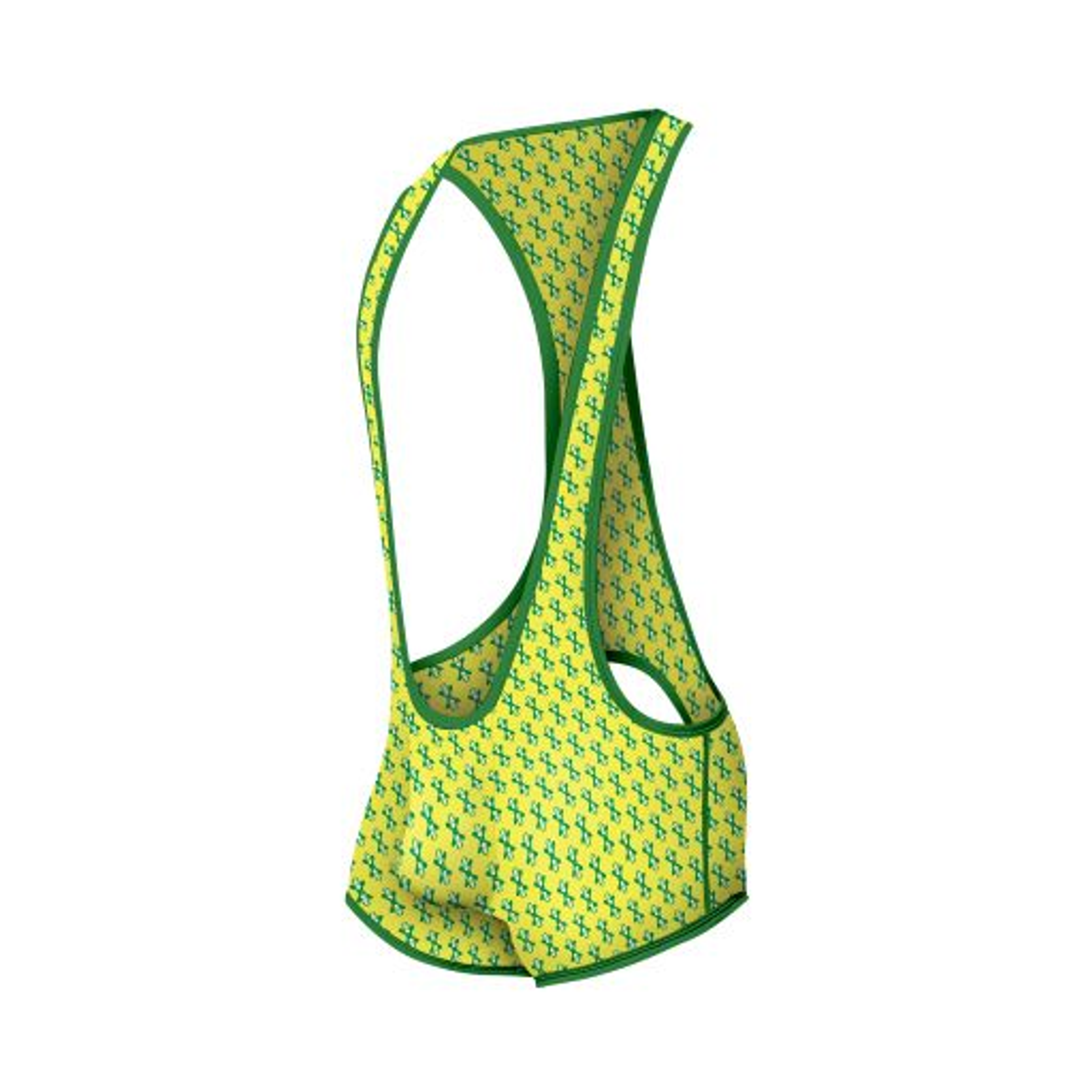 Male Basics MOB Singlet, Green (XL) | Bold Men's Tank