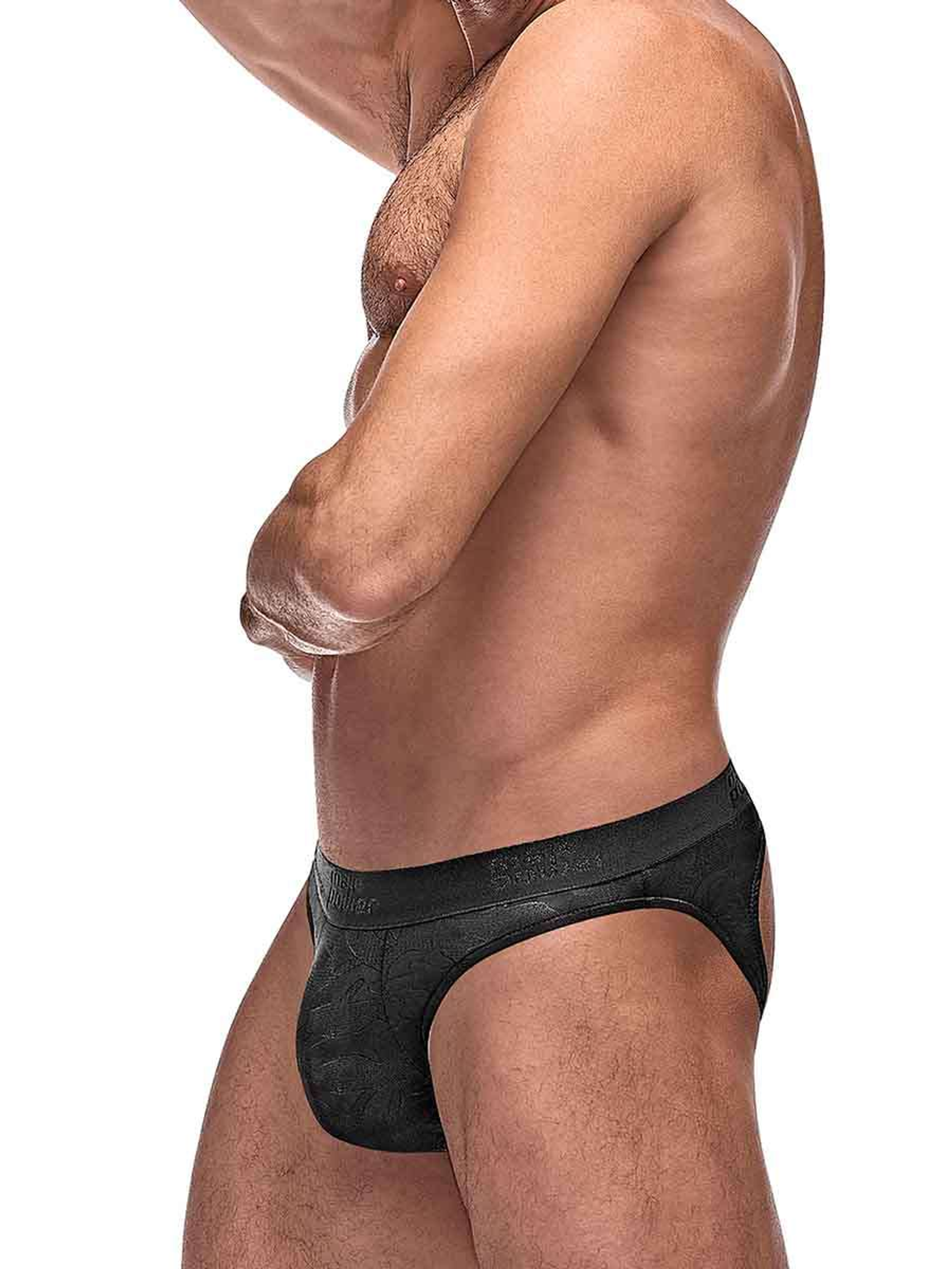 Impressions Moonshine Jock Brief Black | L/XL Lingerie