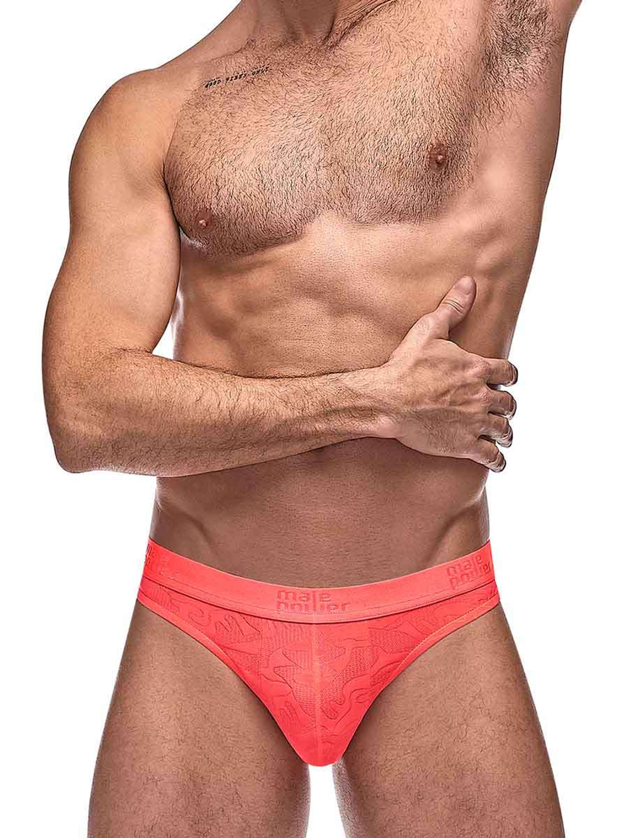 Impressions Moonshine Jock Coral | L/XL Men's Lingerie