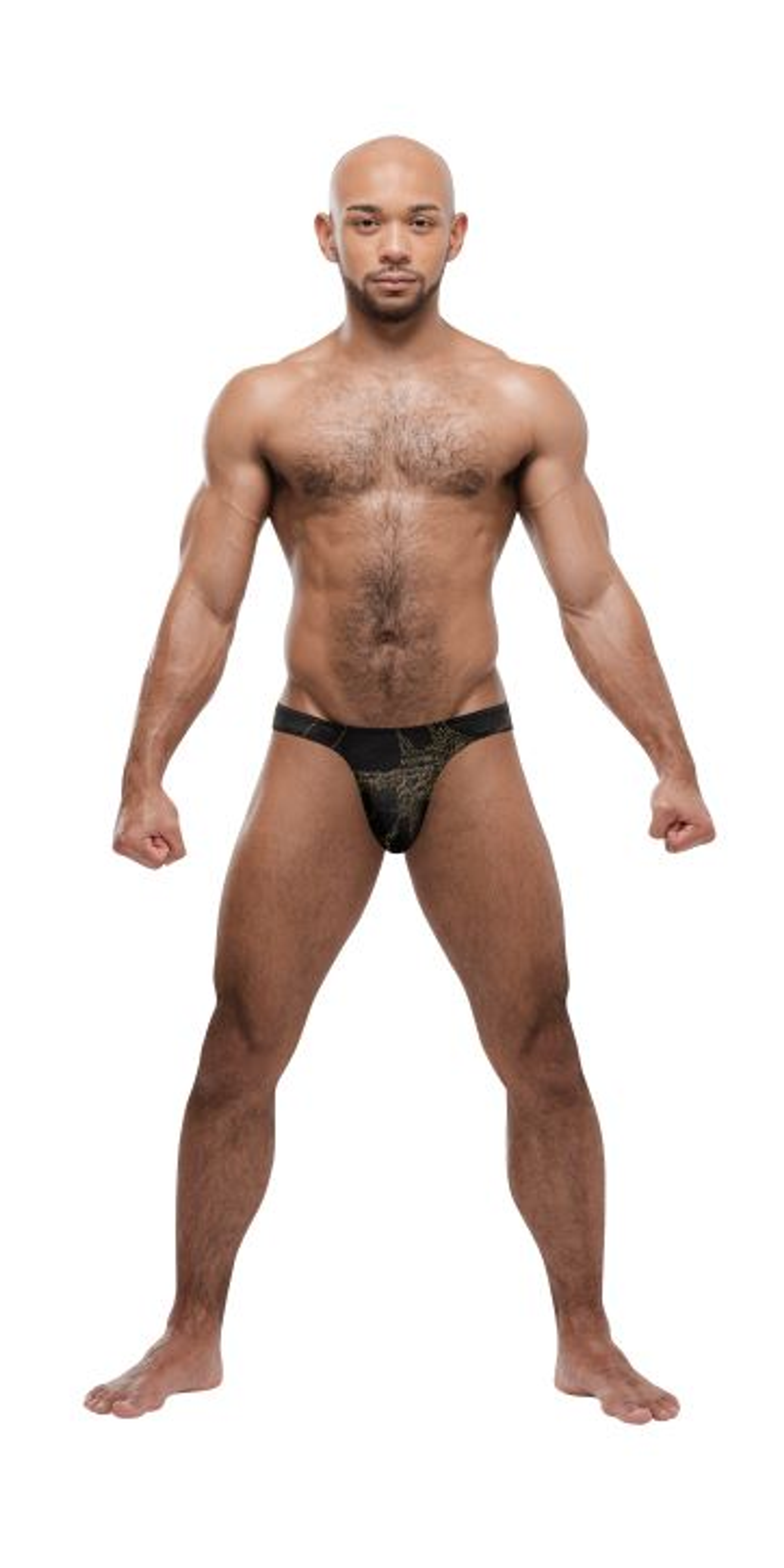Black Gold Bong Thong L/XL – Bold Men's Statement Thong