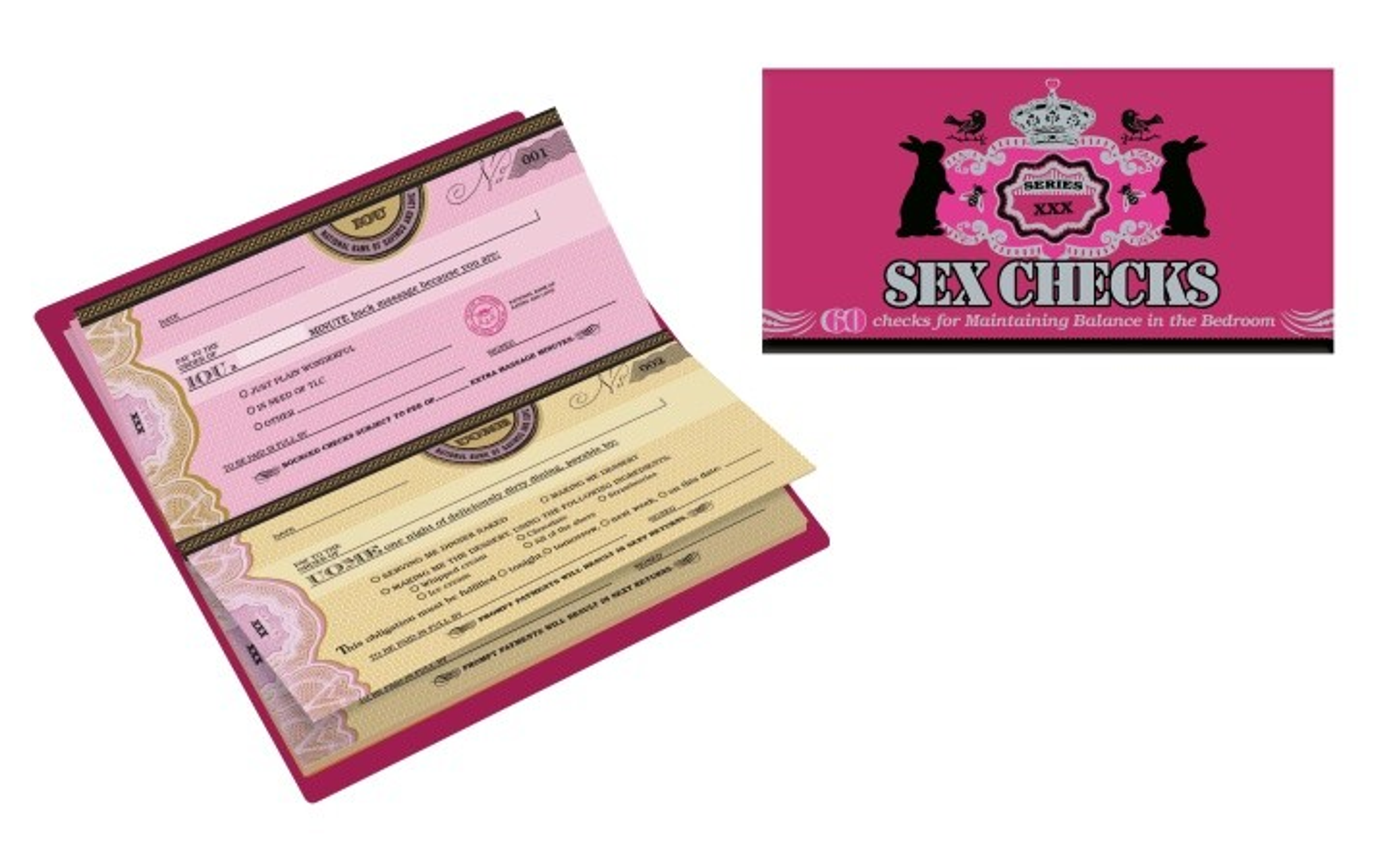 Sex Checks – Cheeky Coupon-Style Voucher Book