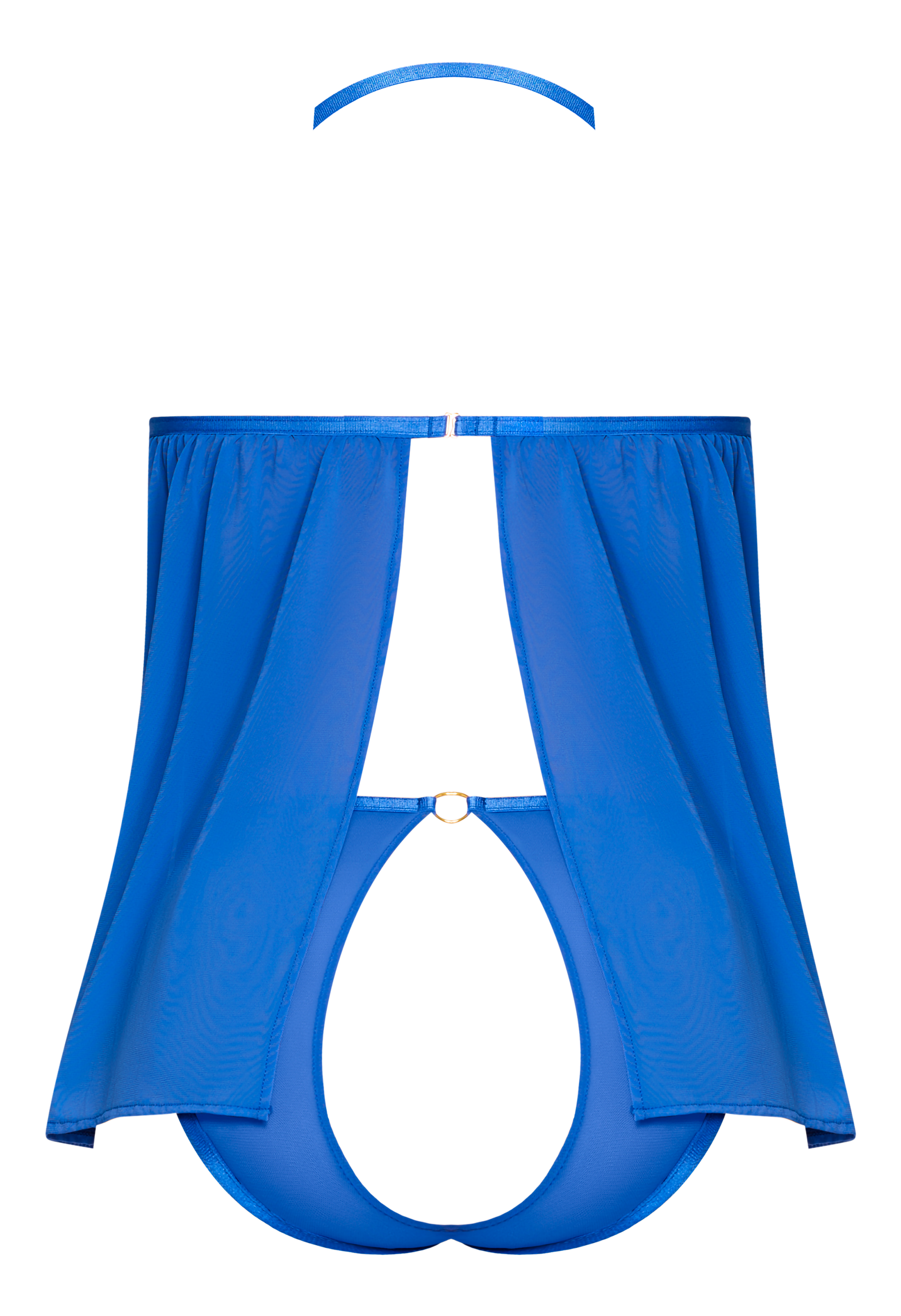 Sassy Cupless Babydoll Set - Cobalt 2XL