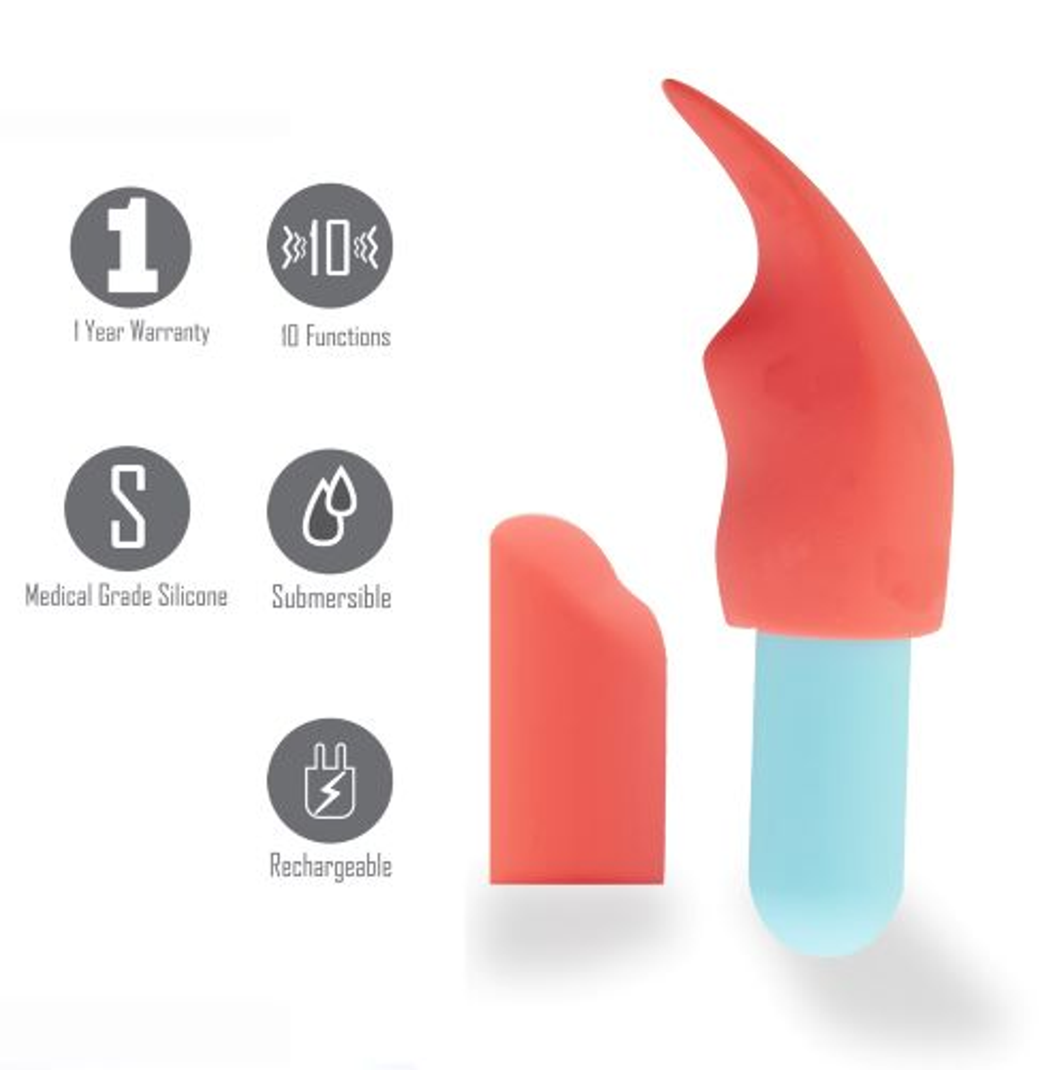 Sydney Mini Bullet with Silicone Sleeves | Rechargeable