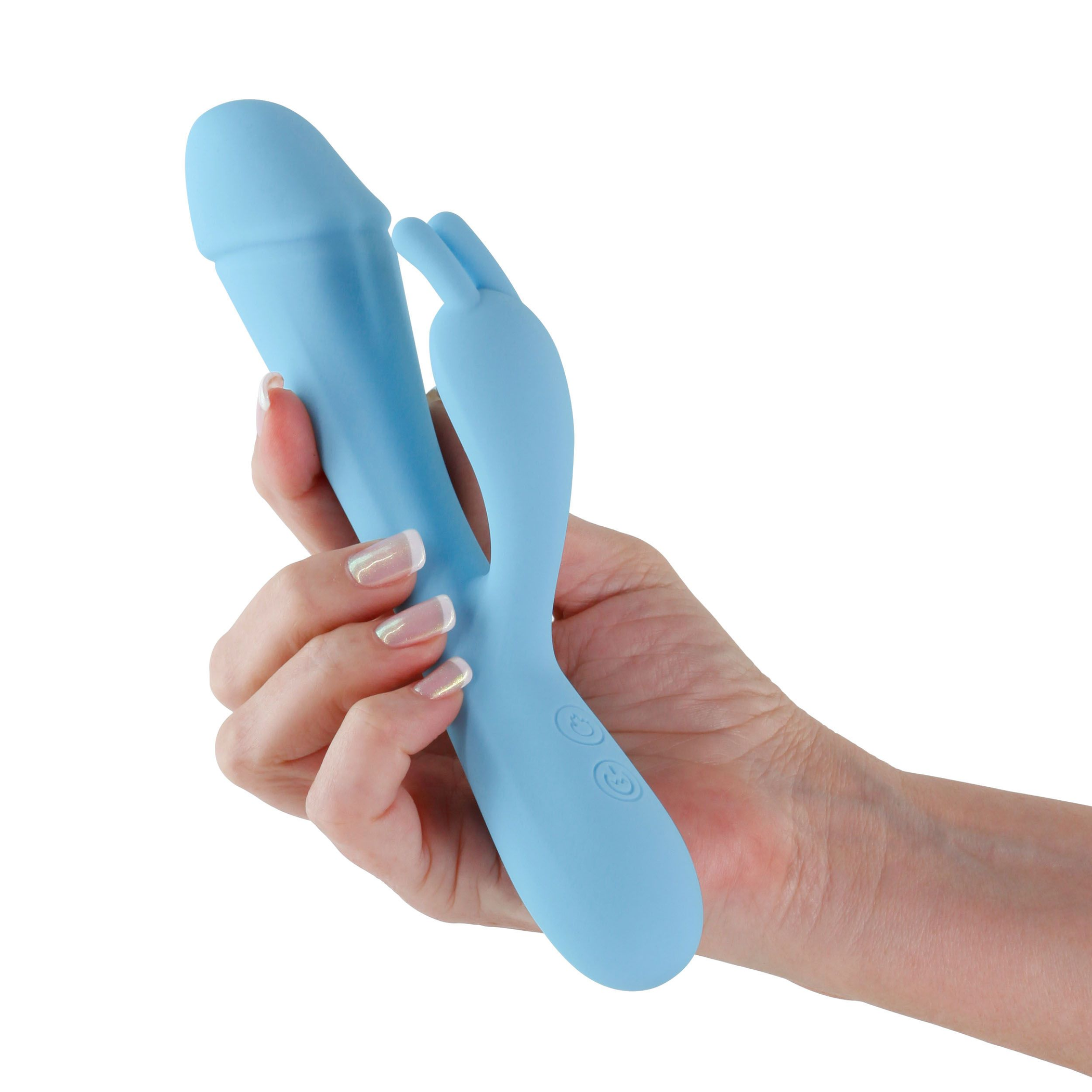 Obsessions Scarlett Rabbit Vibrator | Light Blue Dual-Action
