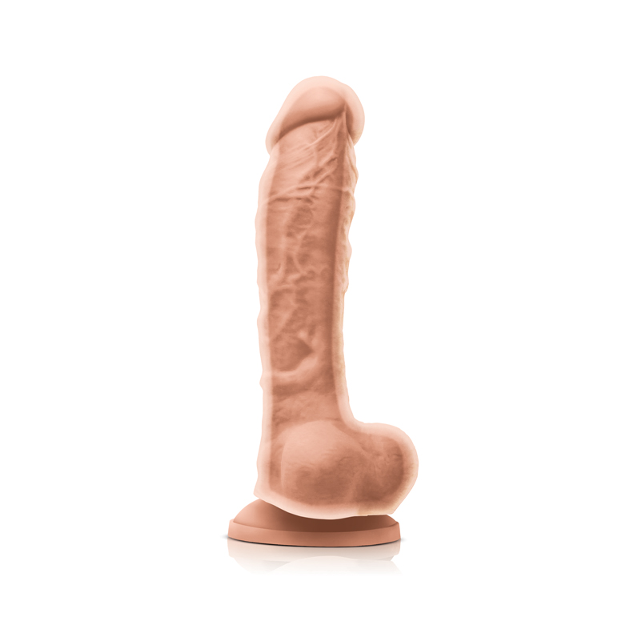 Colours Dual Density 8-Inch Dildo White