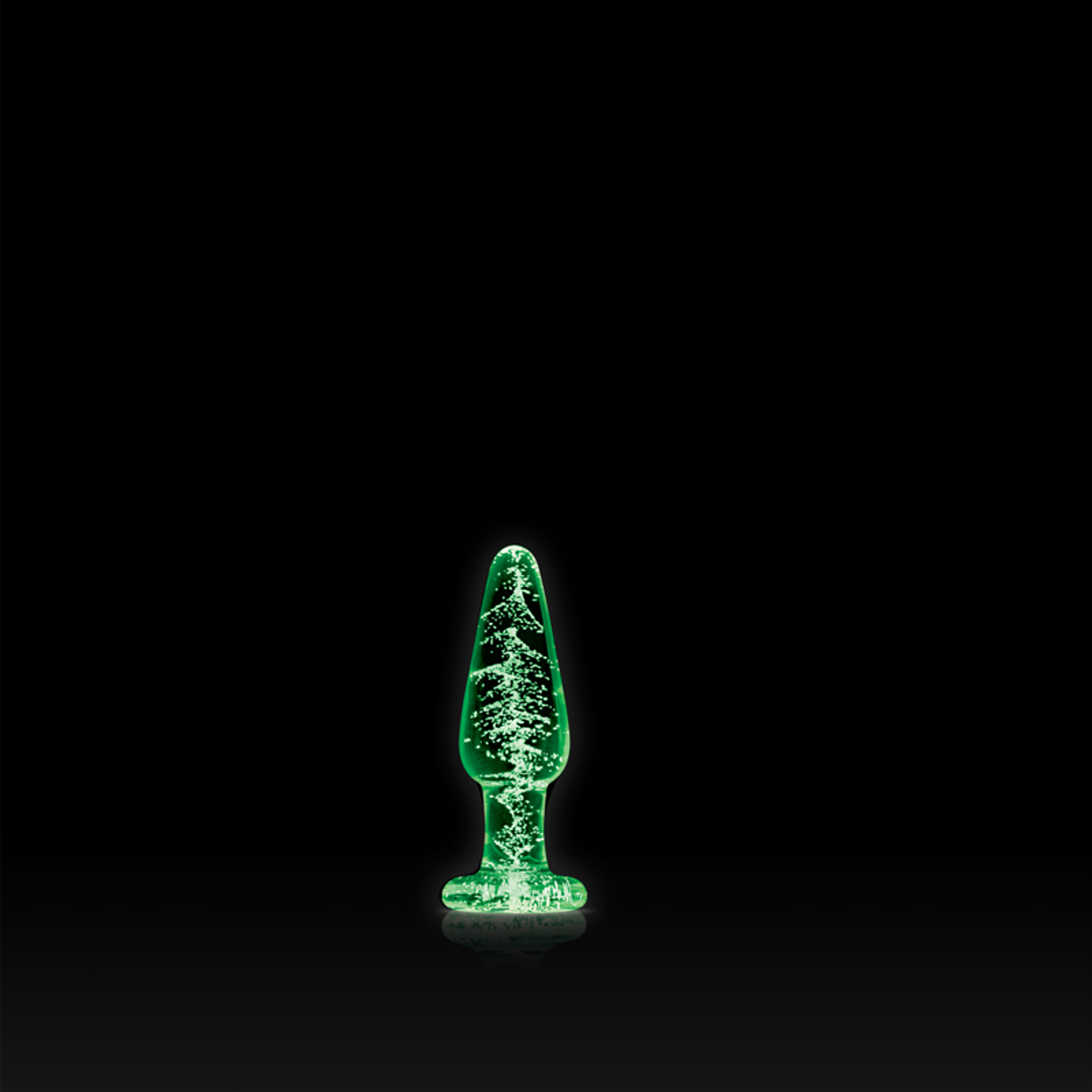 Firefly Glass Tapered Plug Small | Glow-in-the-Dark