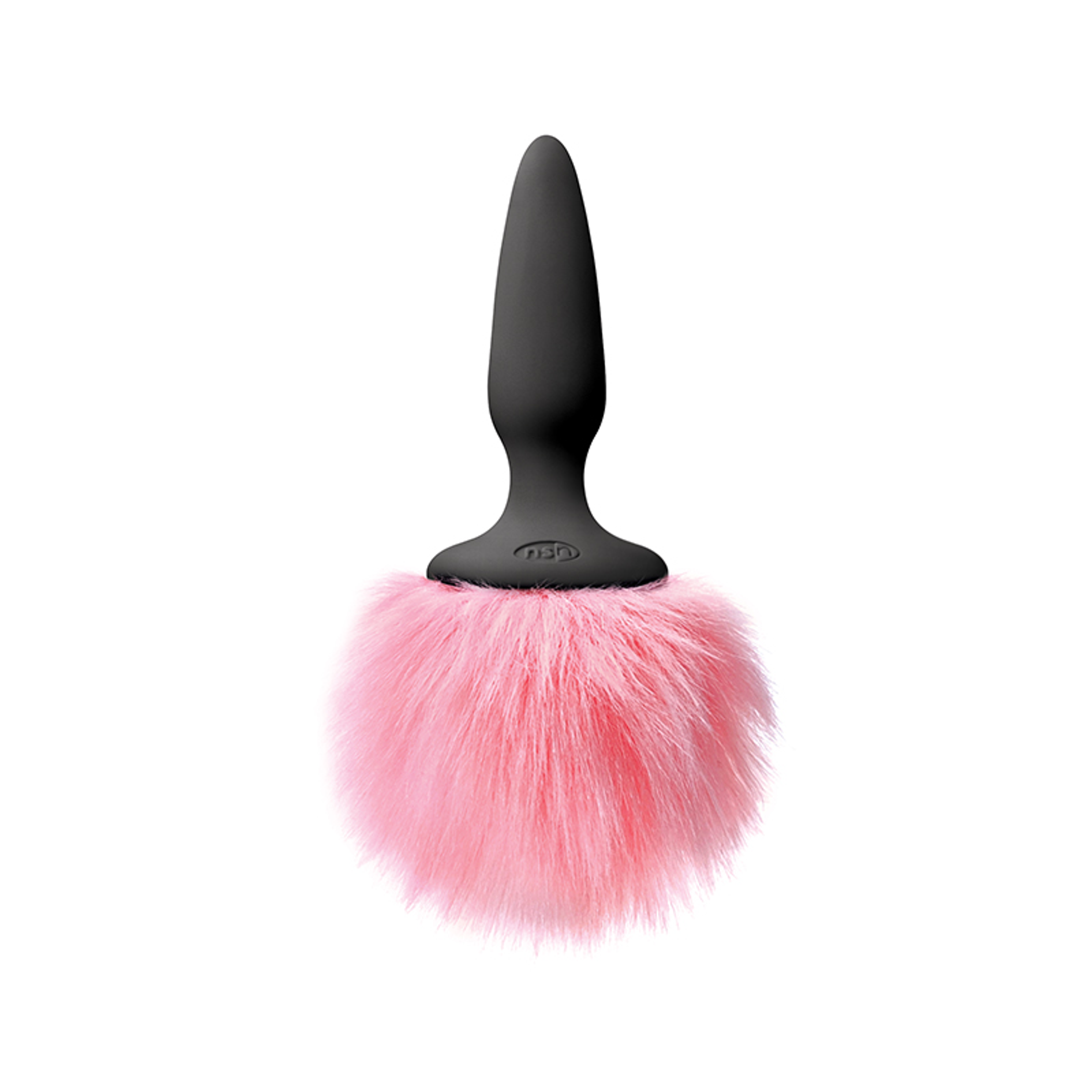 Mini Pink Fur Bunny Tails Anal Plug