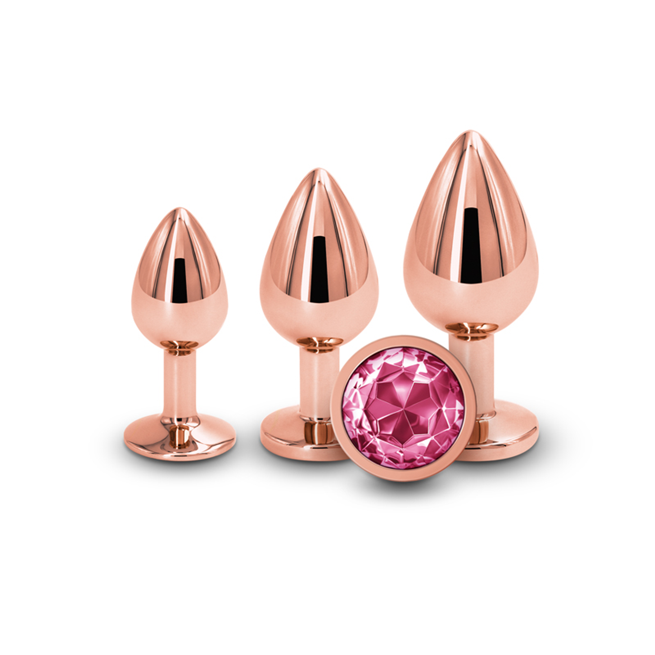 Rear Assets Rose Gold Gem Trainer Kit | Anal Set