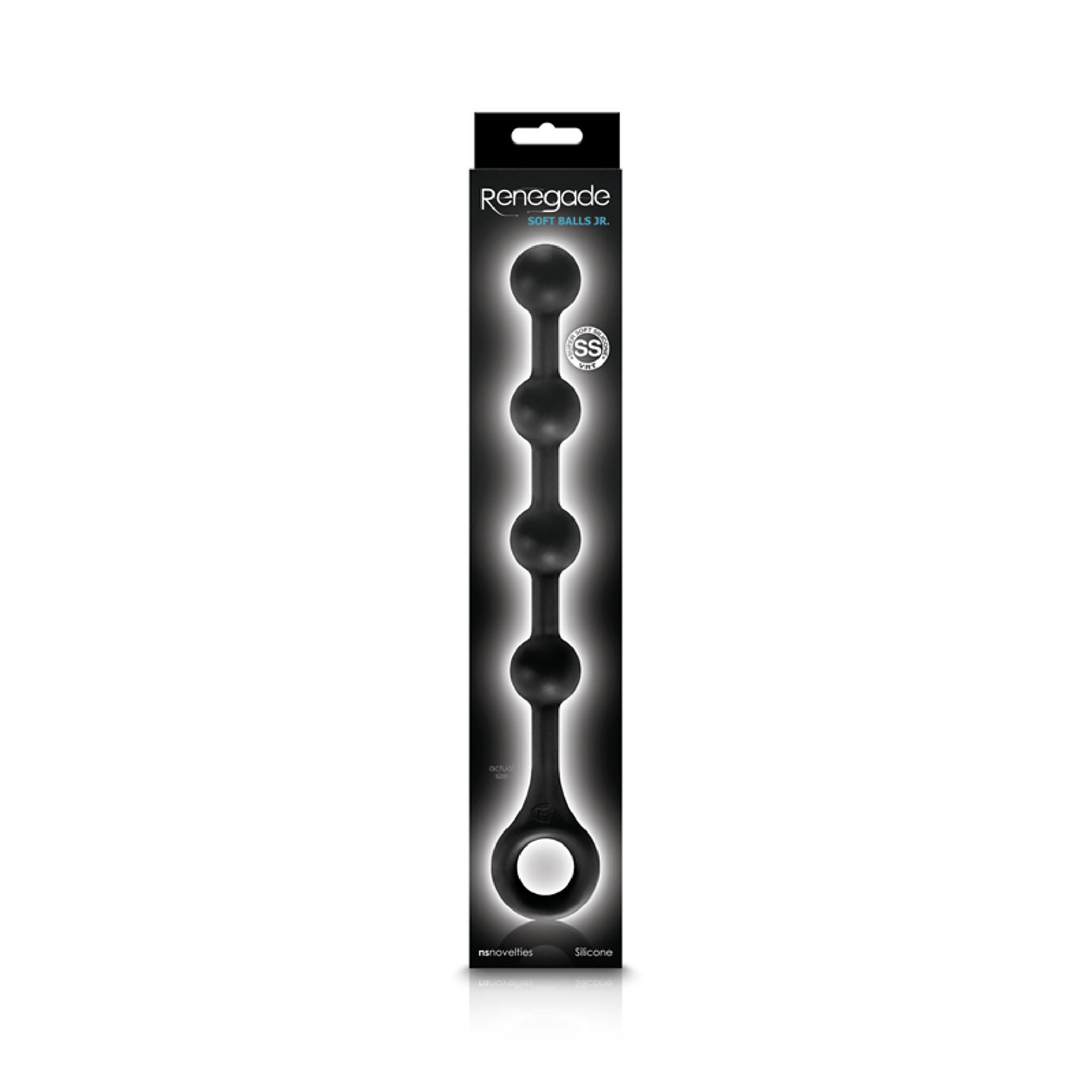 Renegade Soft Balls Jr. – Black Anal Beads