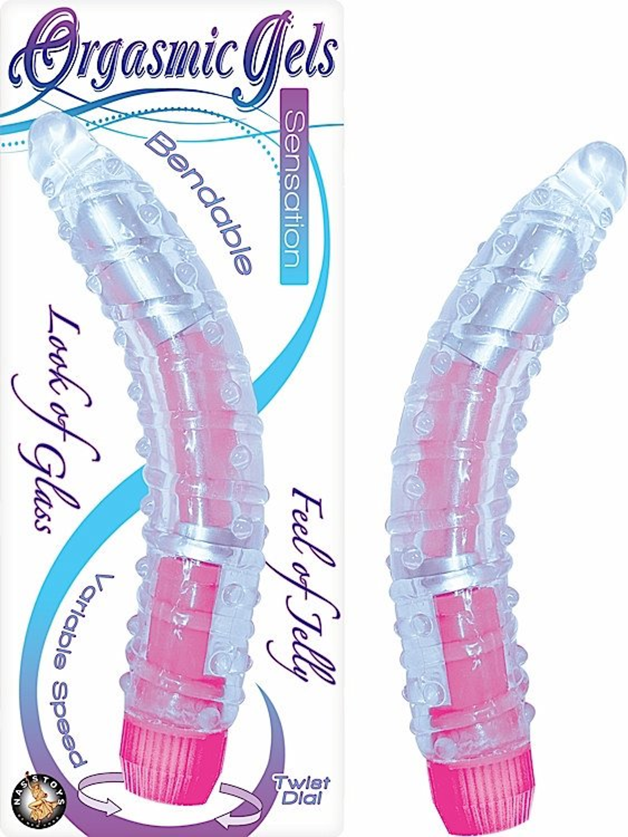 Orgasmic Gels Sensation Pink – Lifelike Realistic Dildo by Nasstoys