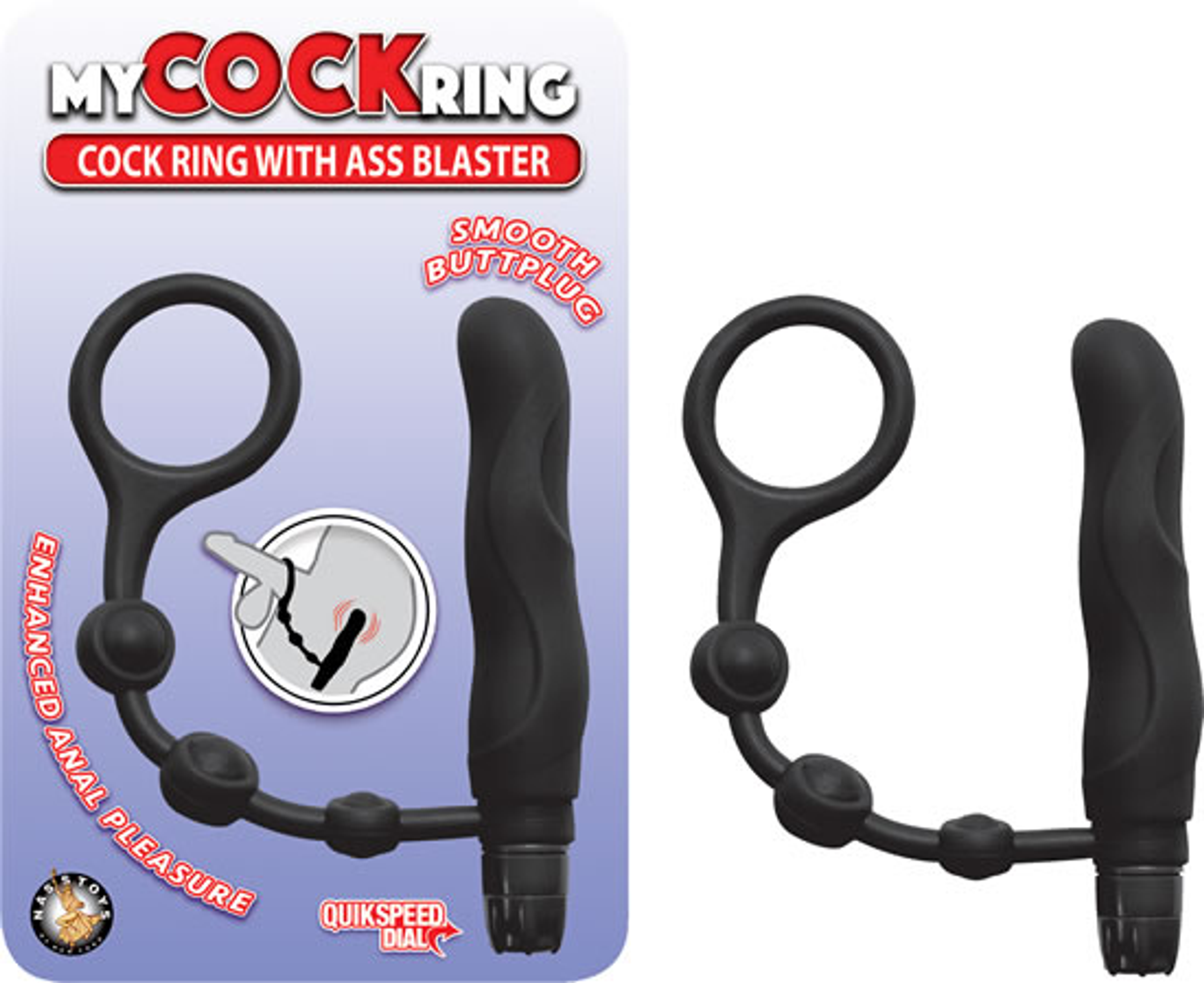 My Cockring with Ass Blaster | Dual-Action Stroker