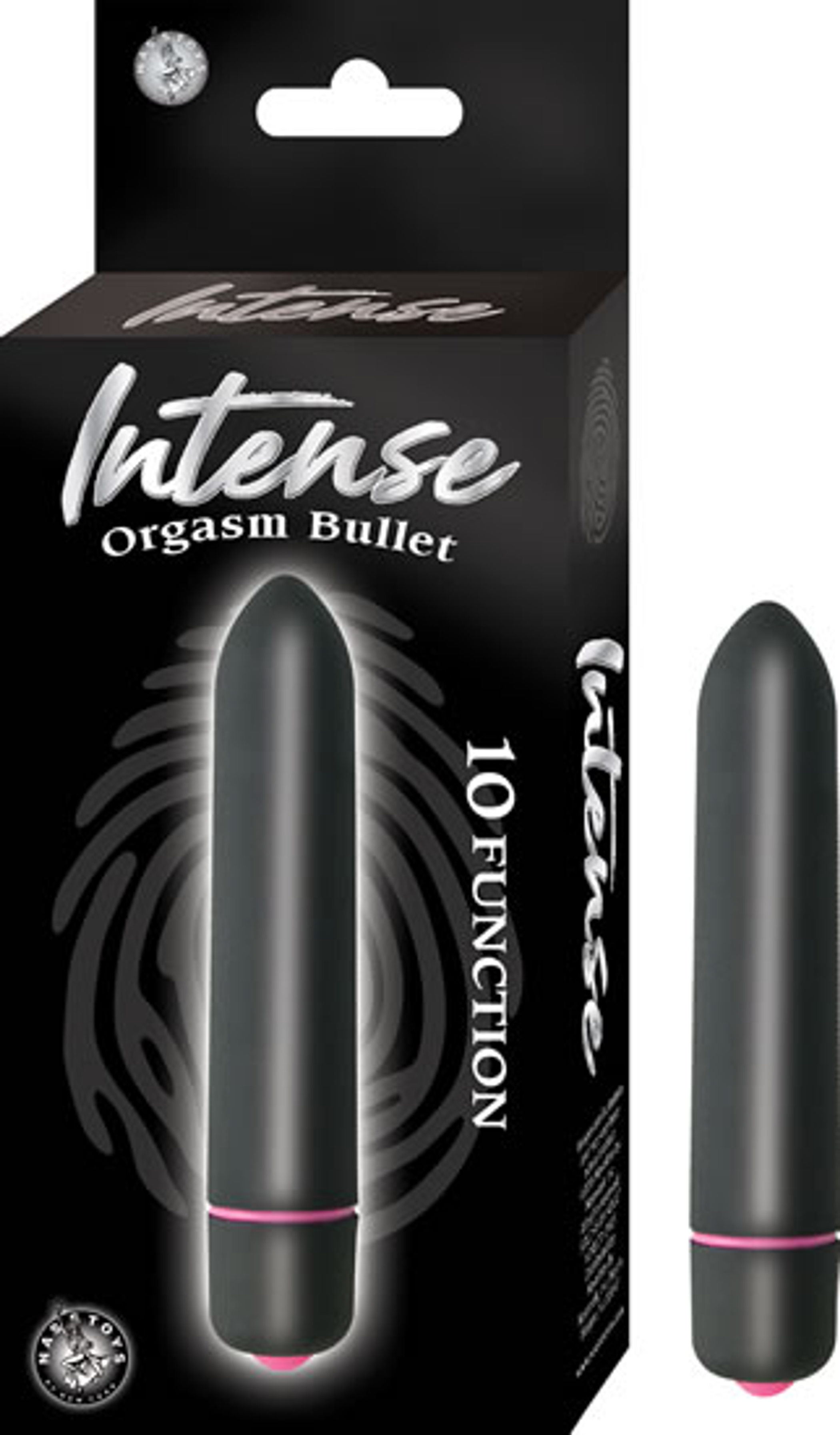Intense Orgasm Bullet Black | Compact Power Bullet