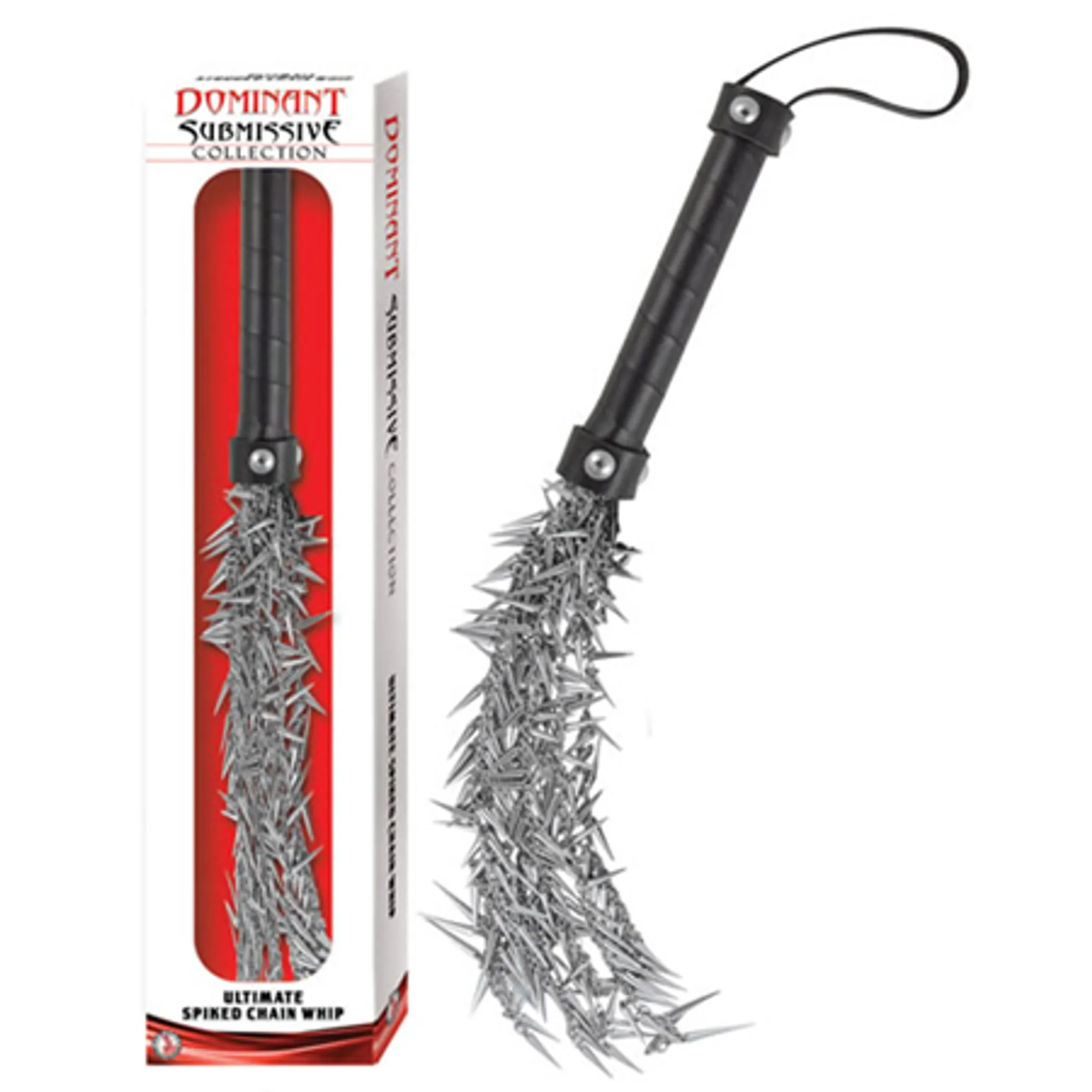 Dominant Submissive Collection Spiked Chain Whip