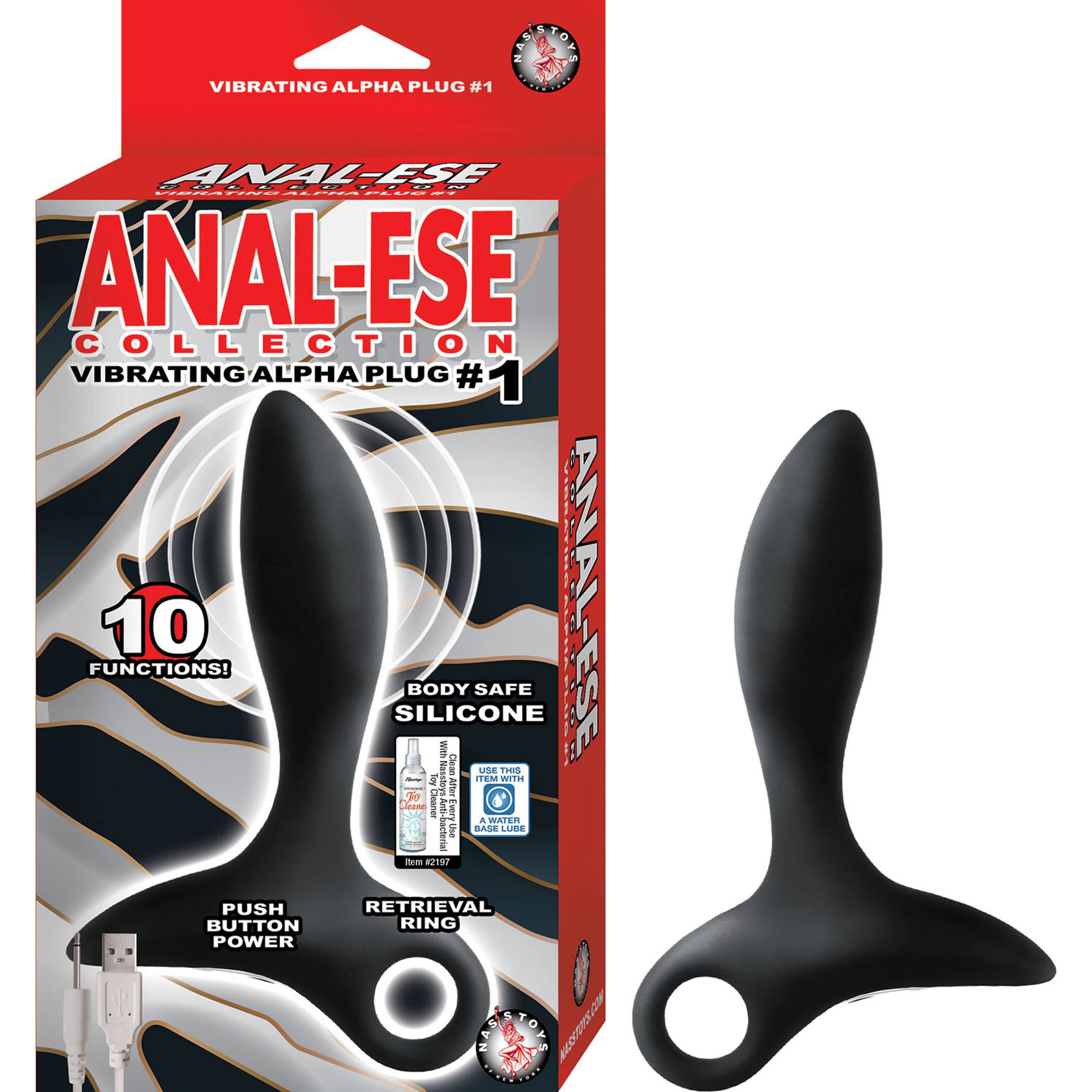 Anal-Ese Collection Vibrating Alpha Plug #1 | Beginner Buzz