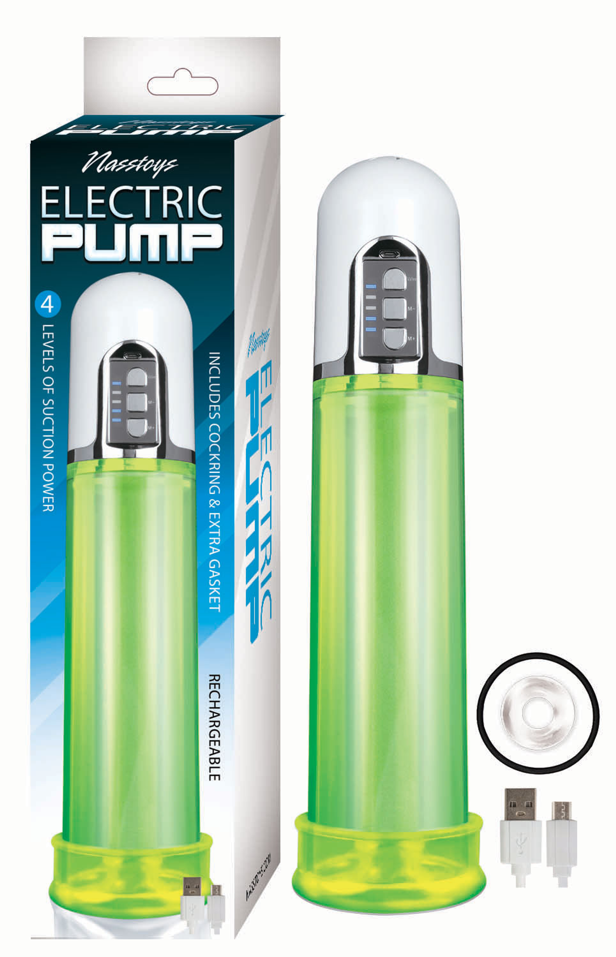 Electric Rechargeable Vacuum Pump in Green