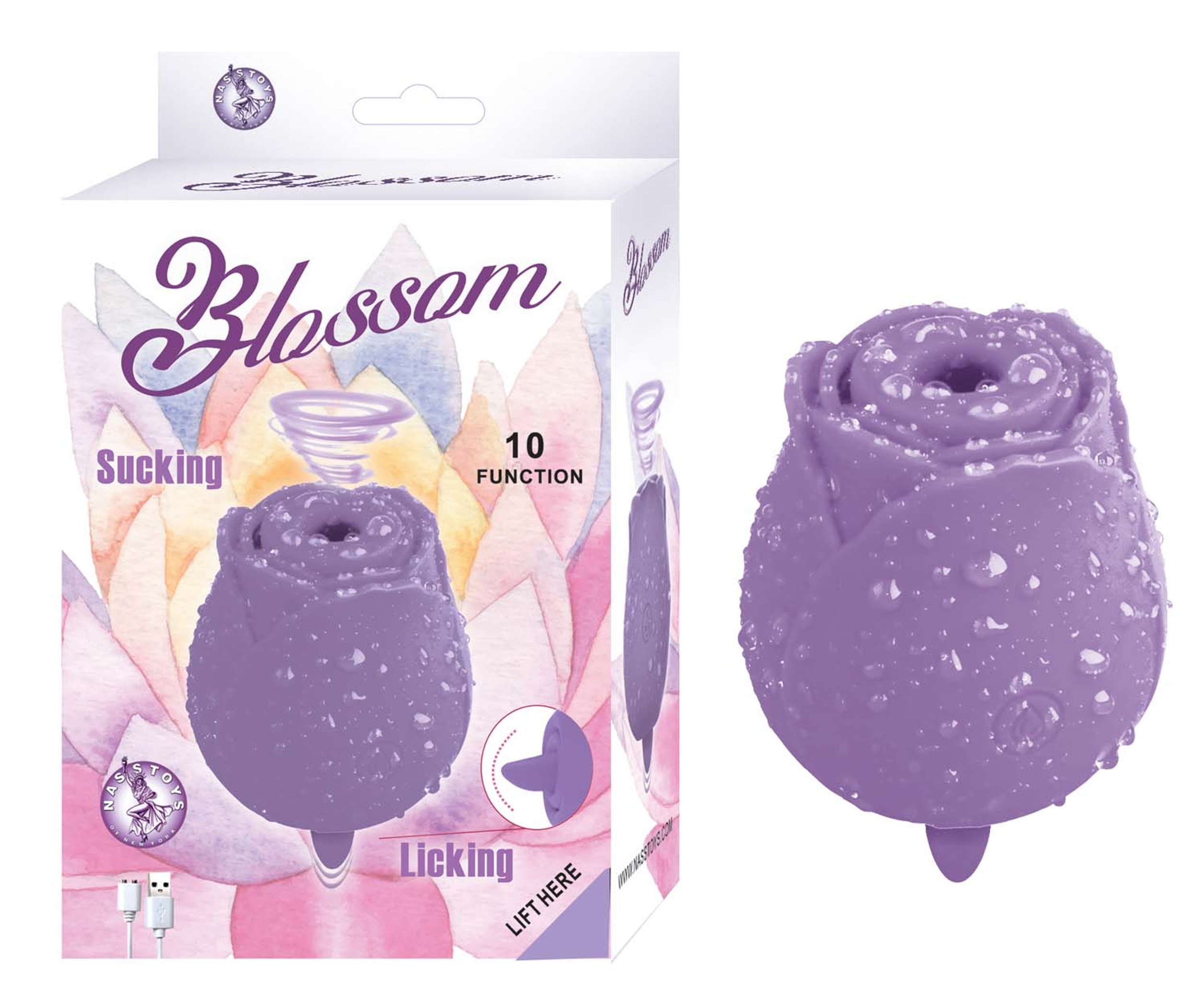 Blossom Lavender Rechargeable Vibrator