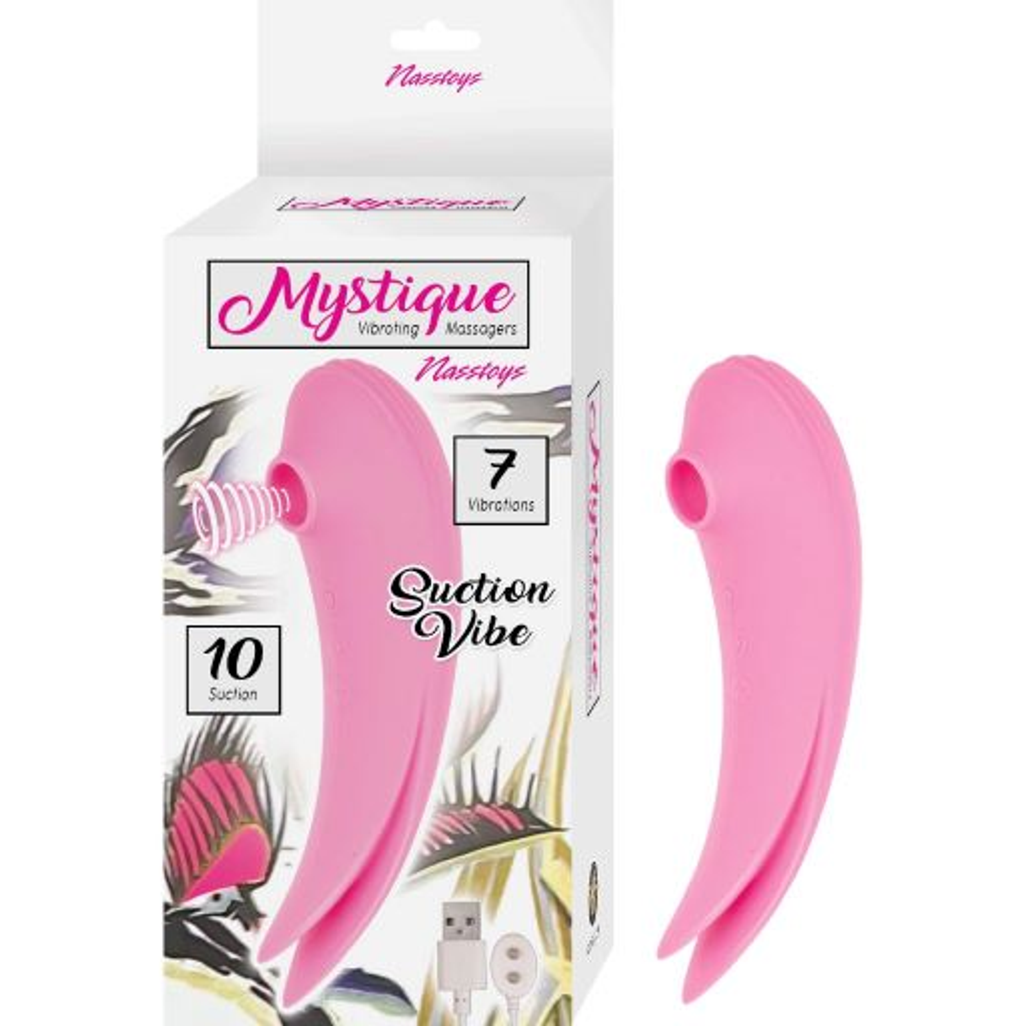 Mystique Air-Pulse Suction Vibe | Pink Clitoral Toy