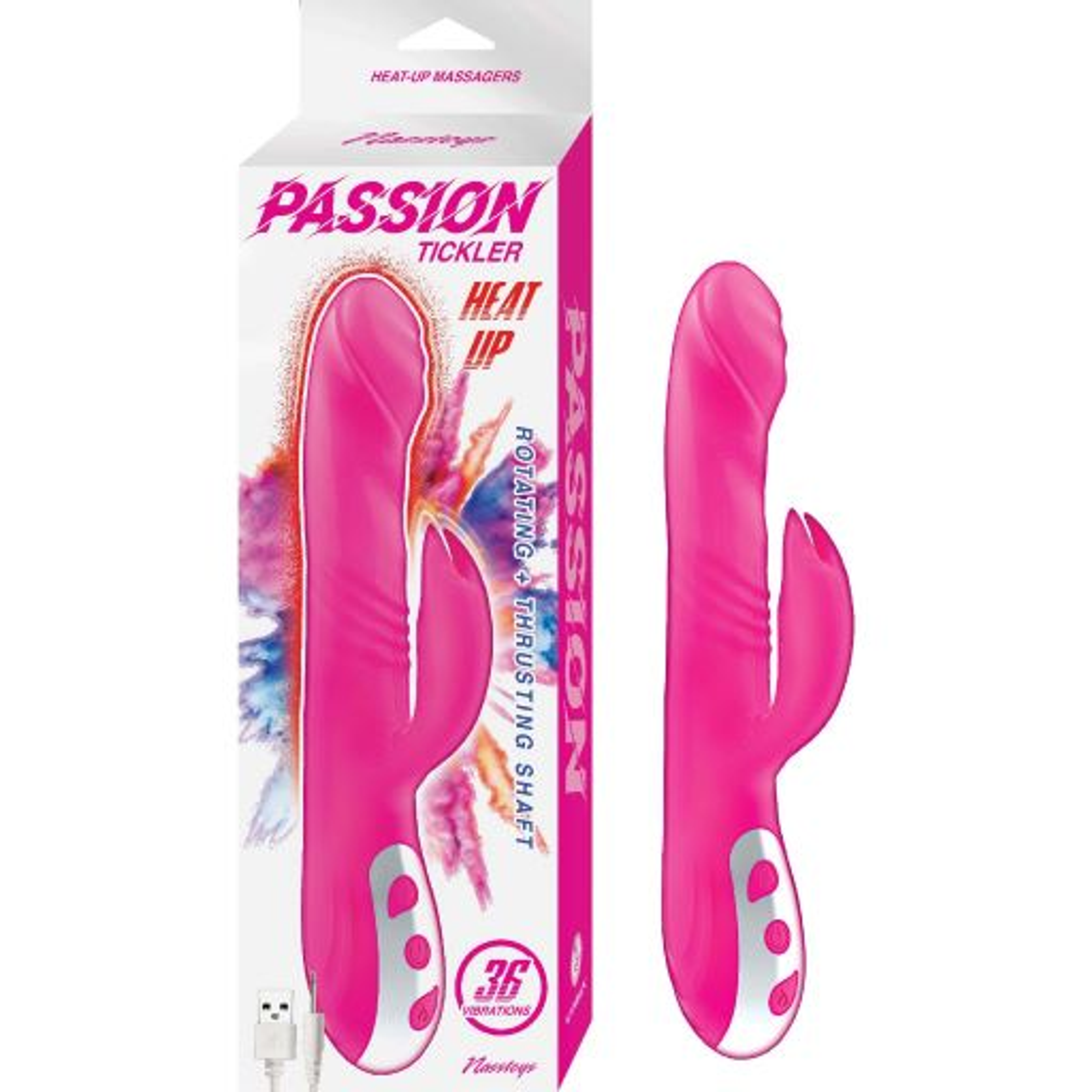 Passion Tickler Heat Up Pink | Warming Rabbit Vibrator