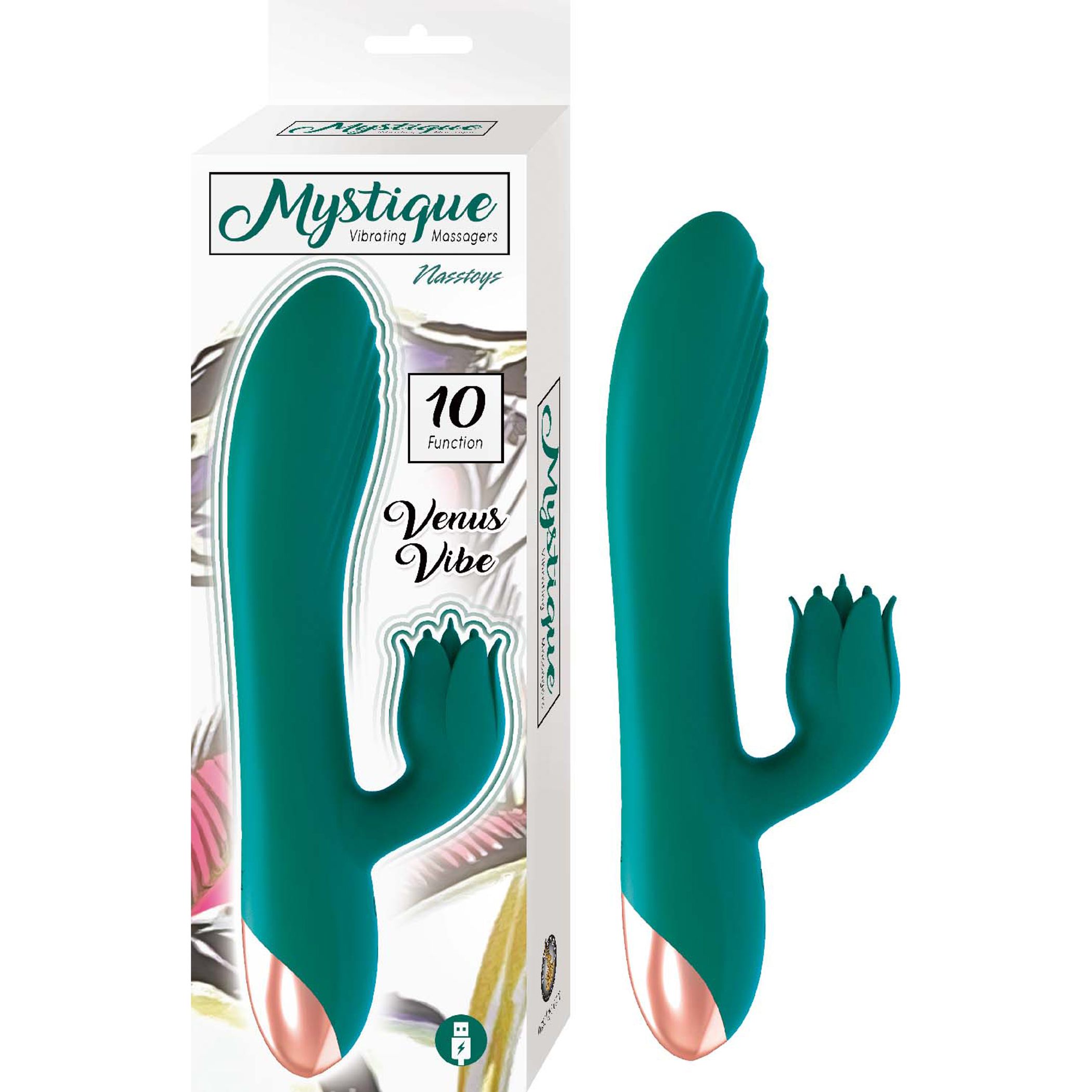 Mystique Venus Vibe | Green Dual Rabbit Vibrator
