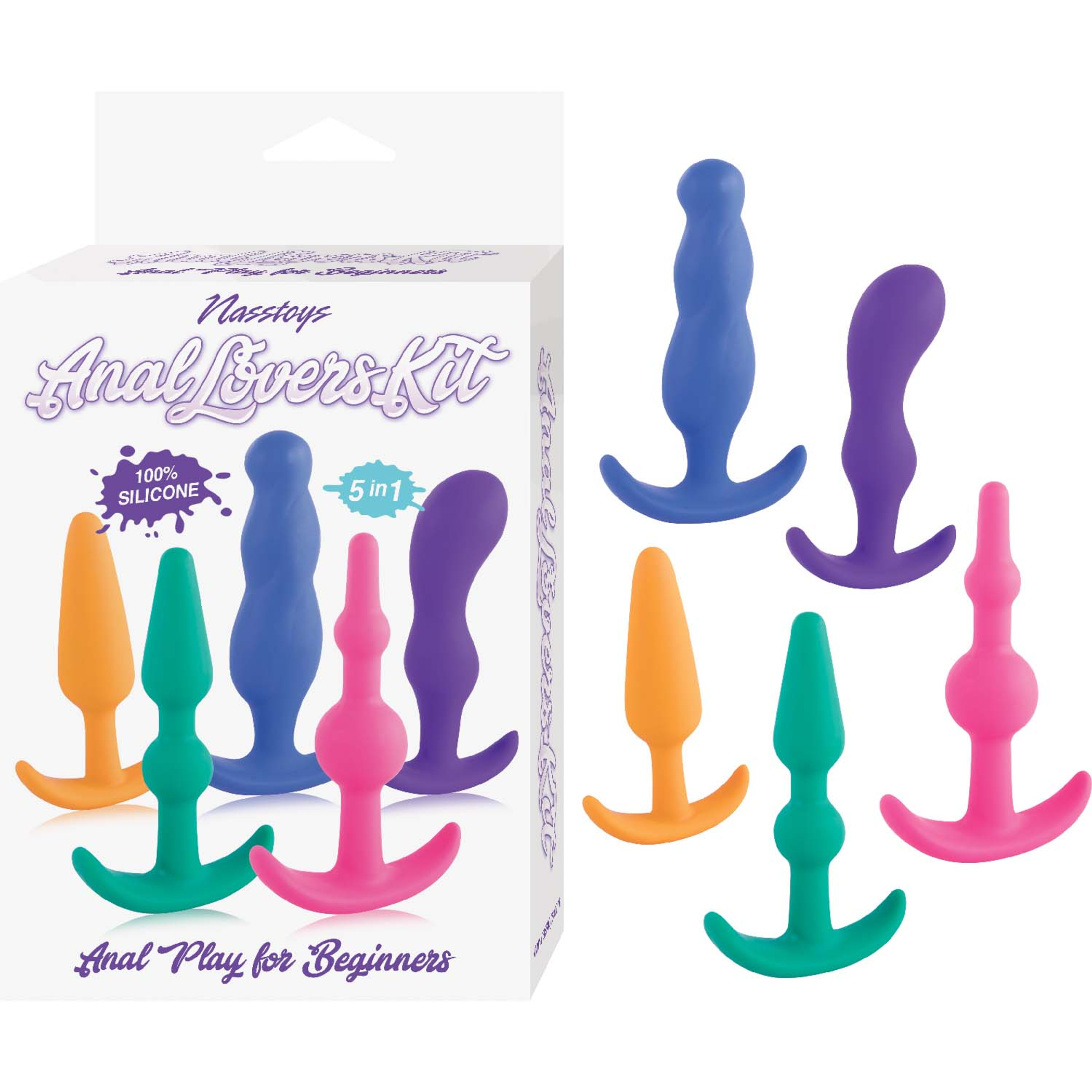 Anal Lovers Kit - Multicolored Plug Set