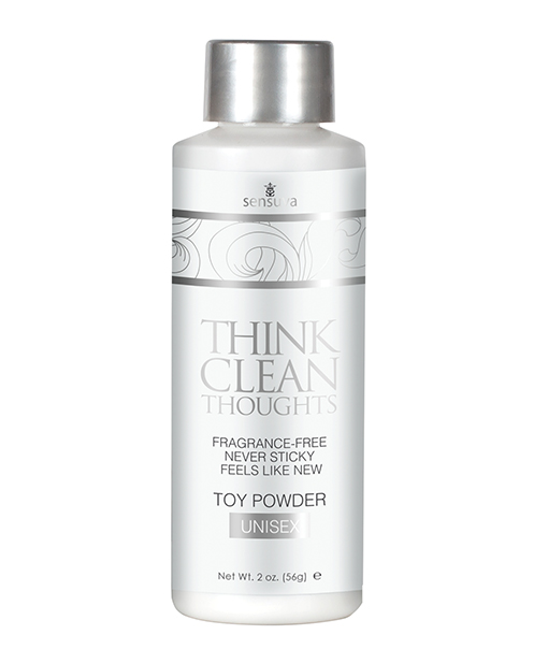 Think Clean Thoughts Toy Powder 2 oz Bottle