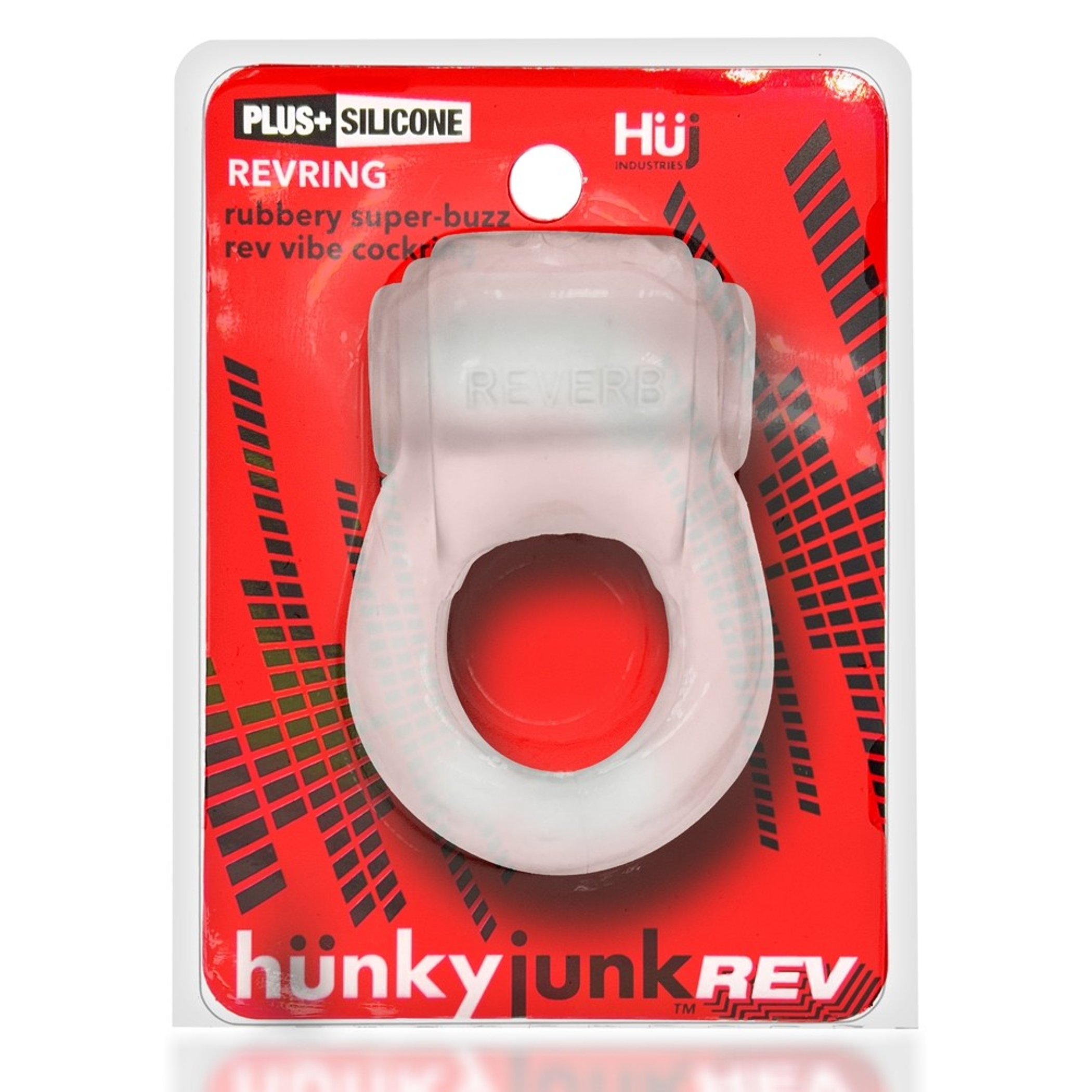 Hunkyjunk Revring Clear Ice Vibrating Ring