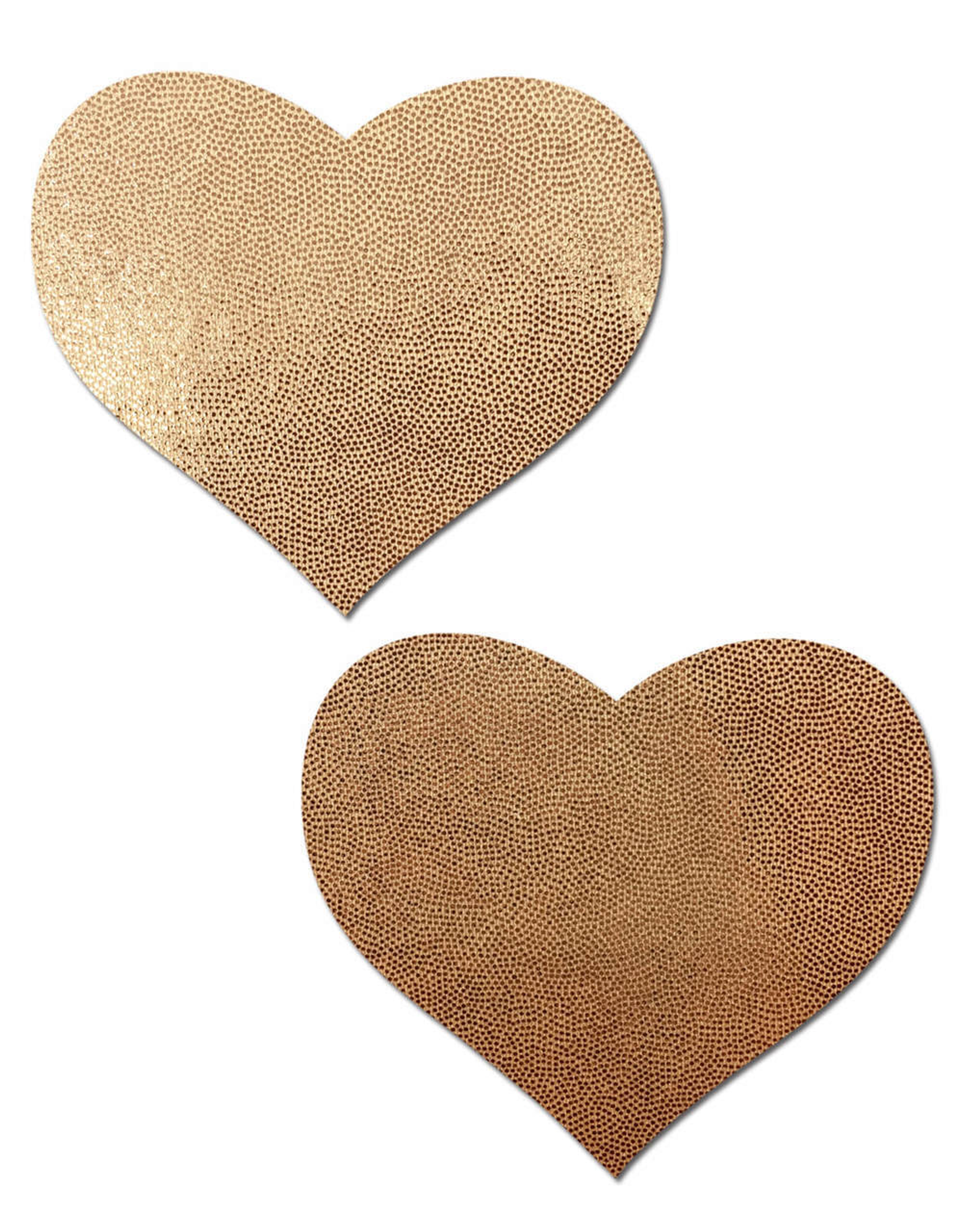 Pastease Love Liquid Rose Gold Heart | Reusable Nipple Pasties