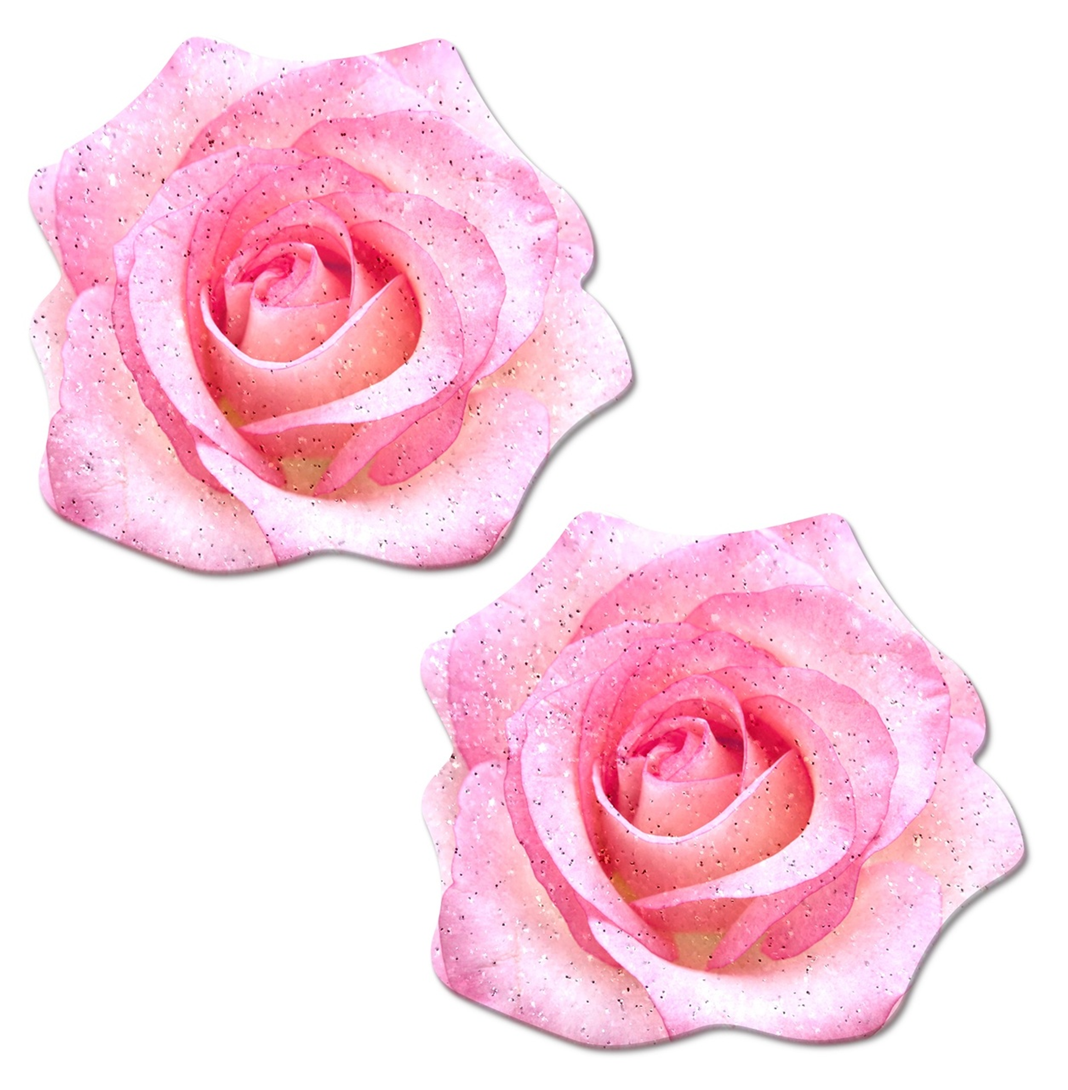 Pastease Pink Glitter Velvet Rose – Glittery Velvet Rose Pasties