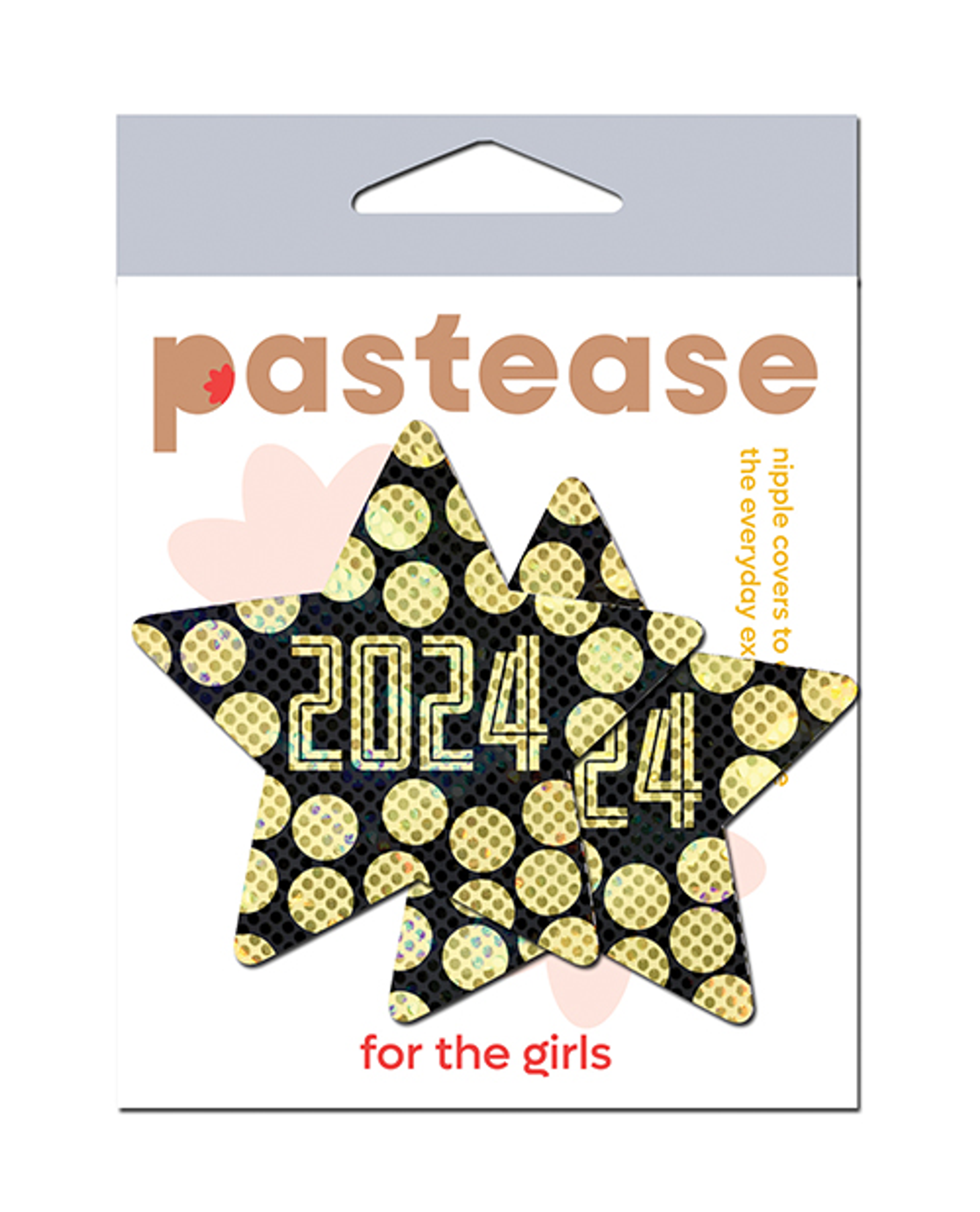 Pastease Happy New Year Nipple Pasties | Festive Pair