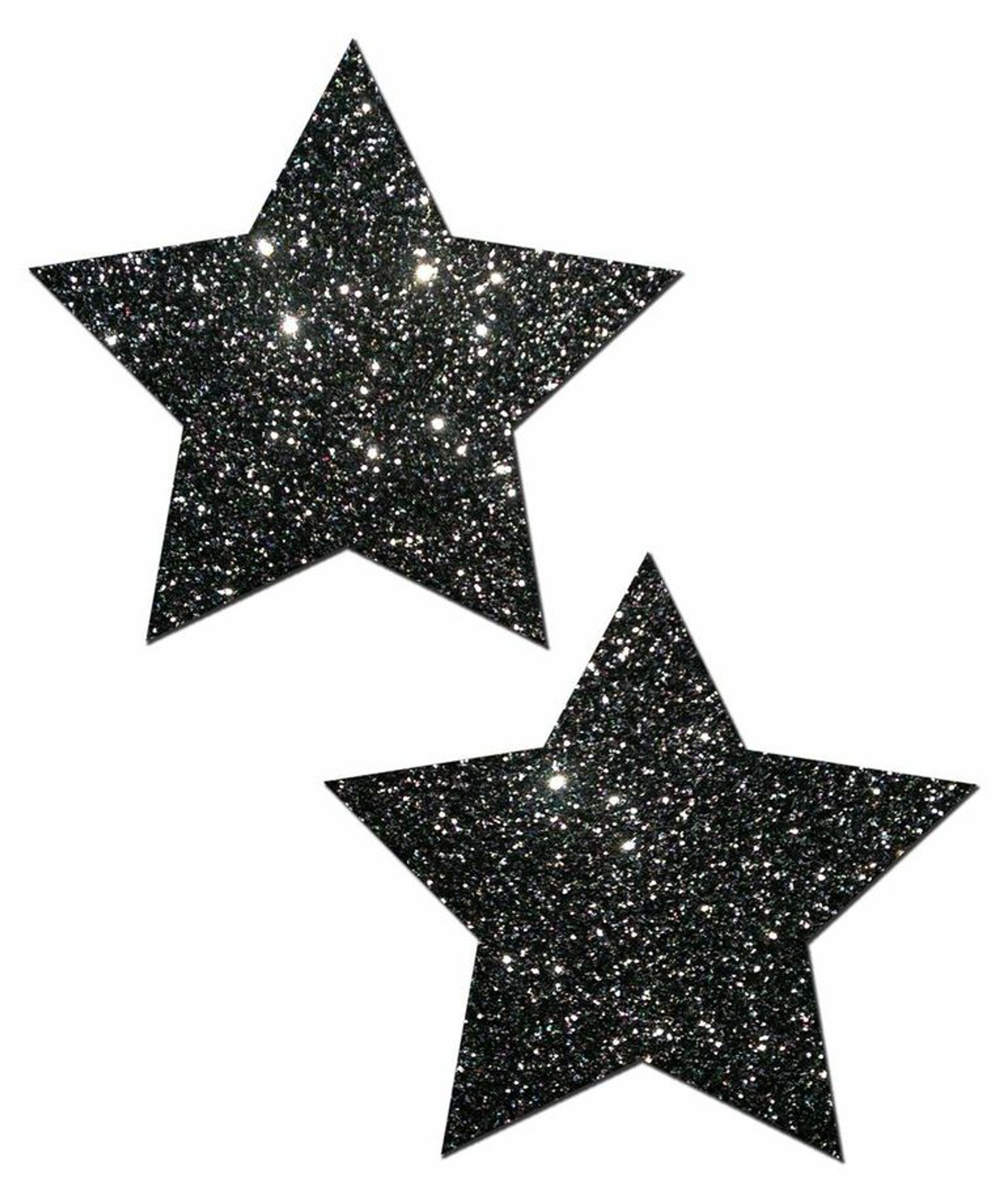 Rockstar Black Glitter Pasties