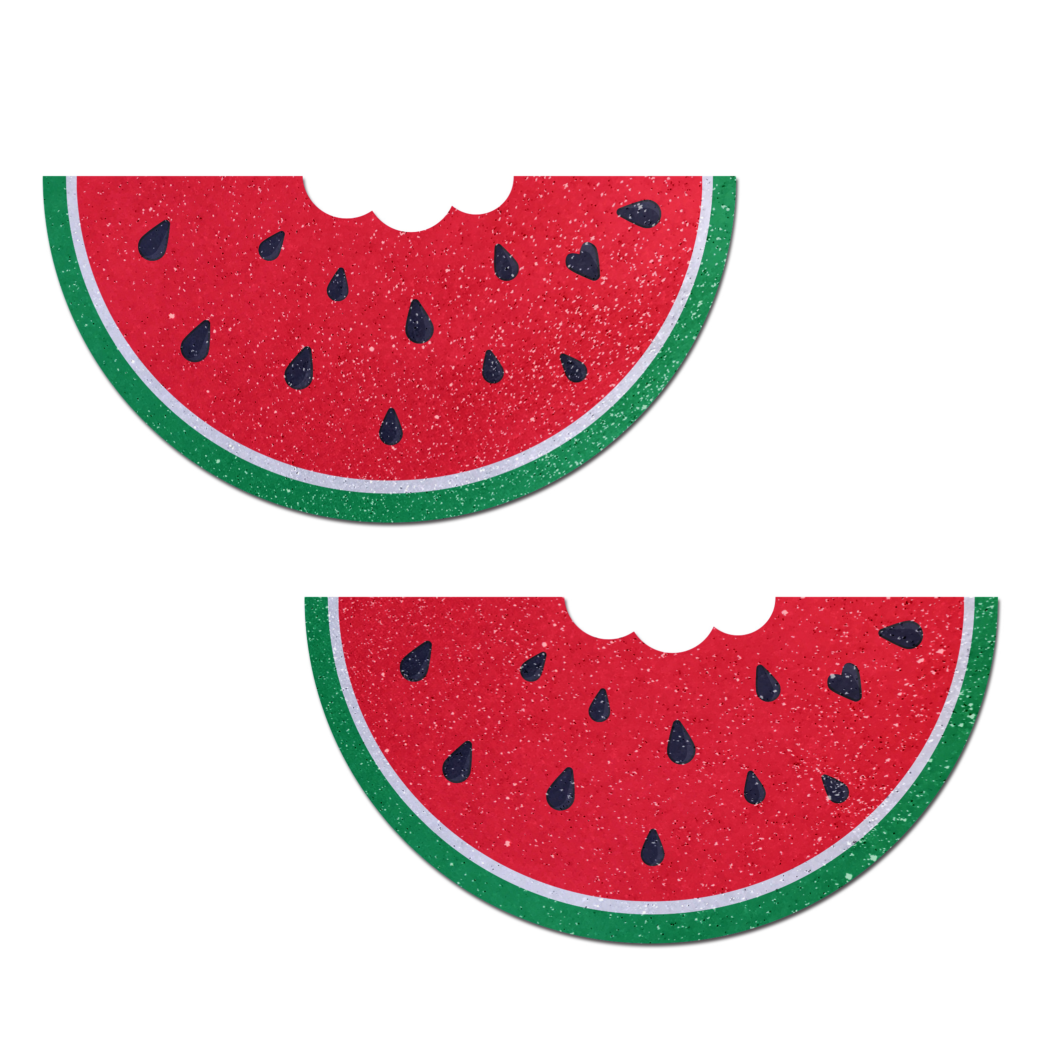 Pastease Watermelon Bite Glitter Velvet Breast Covers
