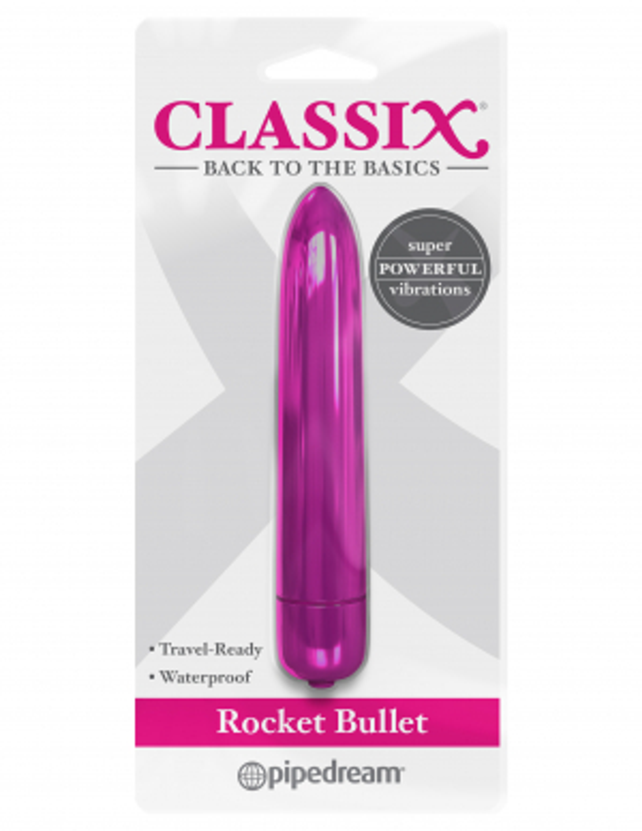 Classix Rocket Bullet Vibrator | Pink Mini Vibe