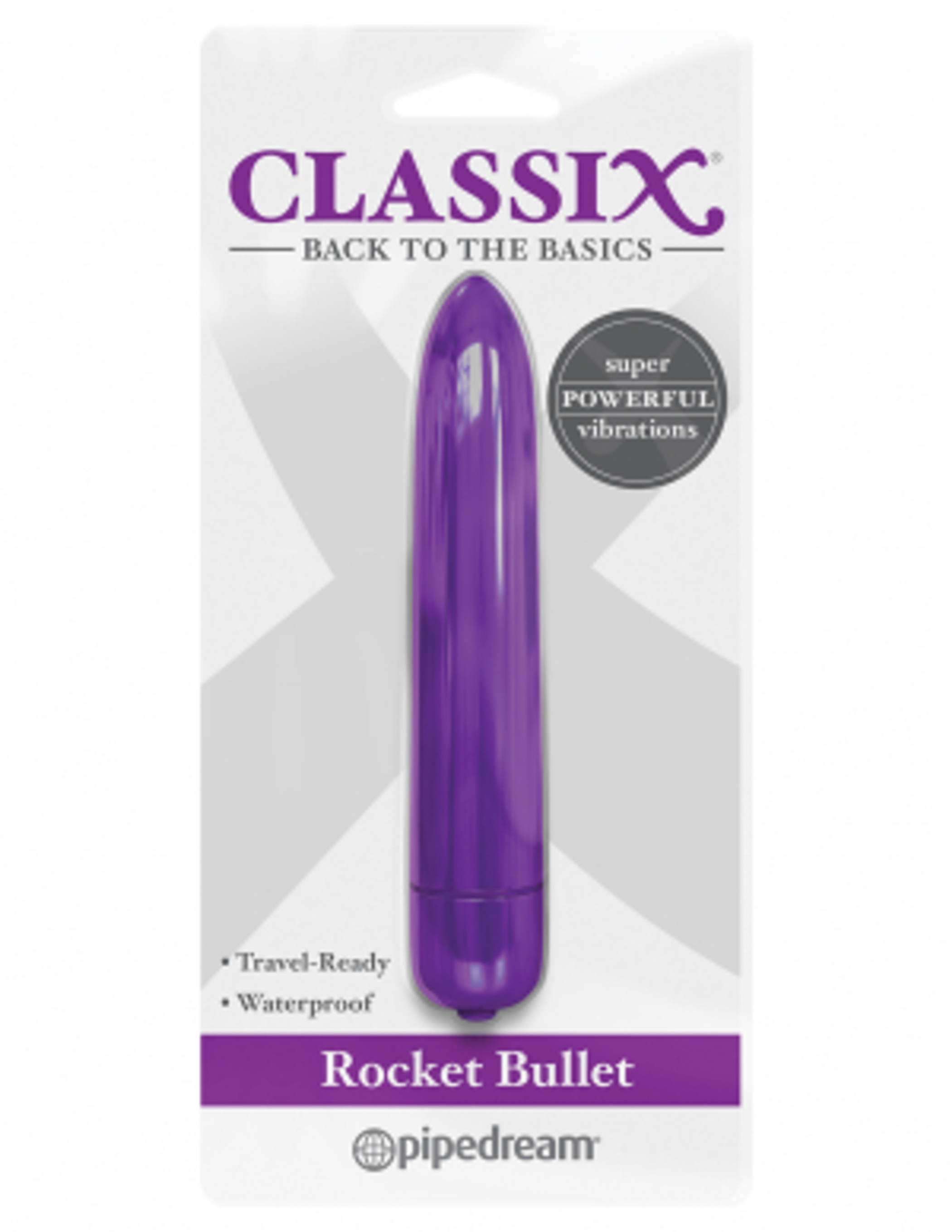 Pipedream Classix Rocket Bullet Vibrator in Purple