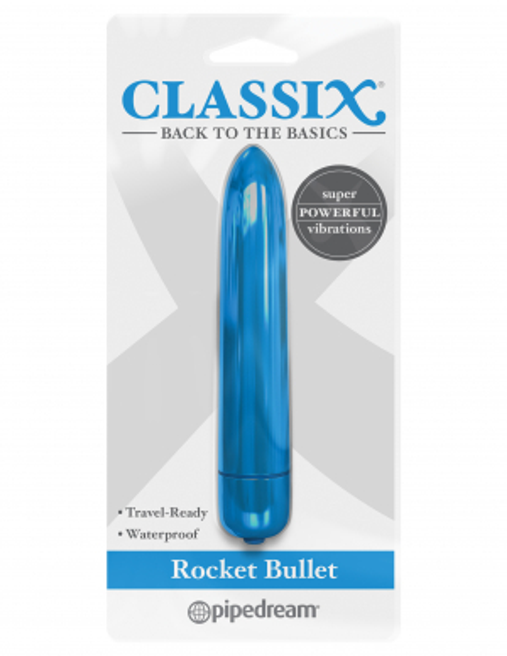 Classix Rocket Bullet Vibrator in Blue