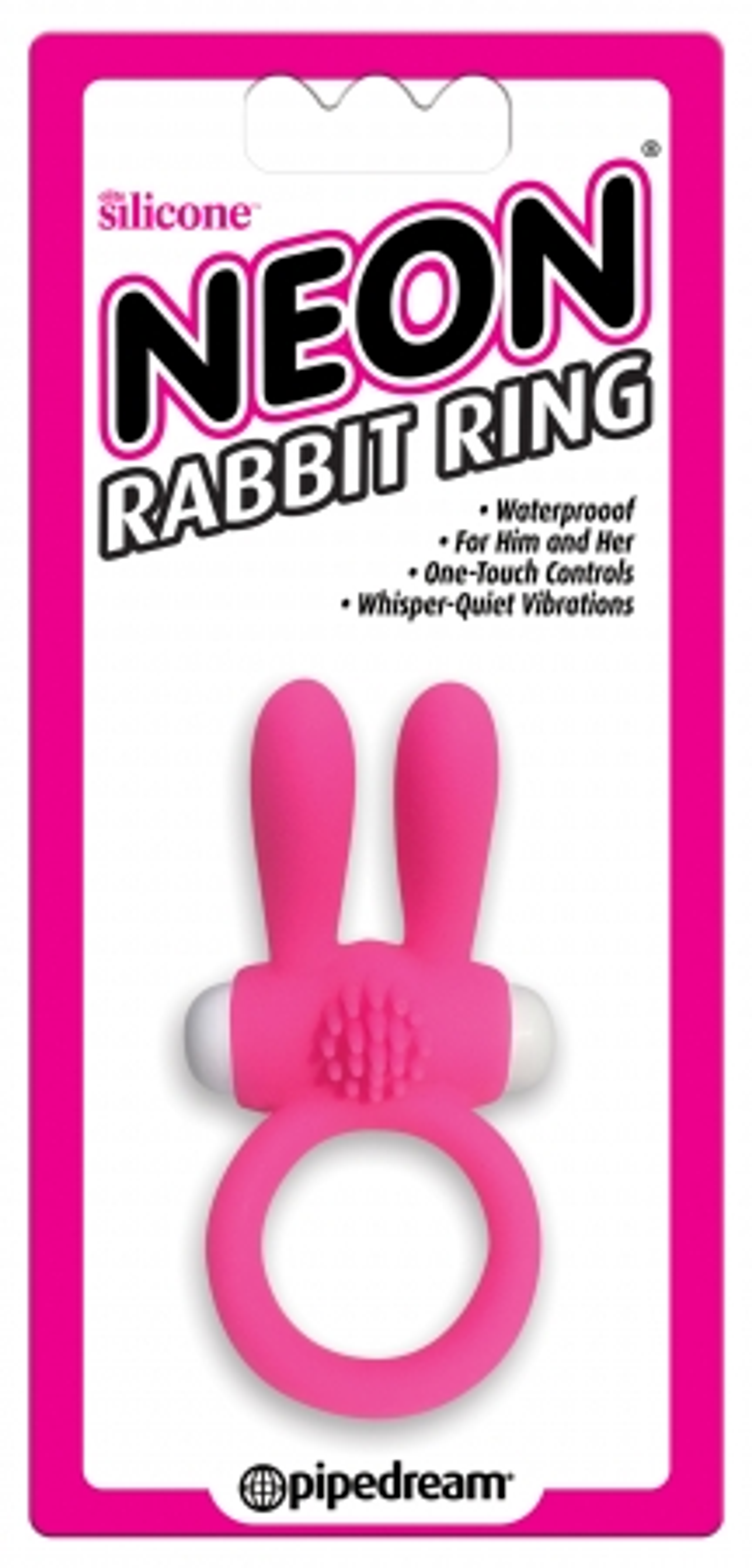 Neon Rabbit Ring Pink – Vibrating Love Ring