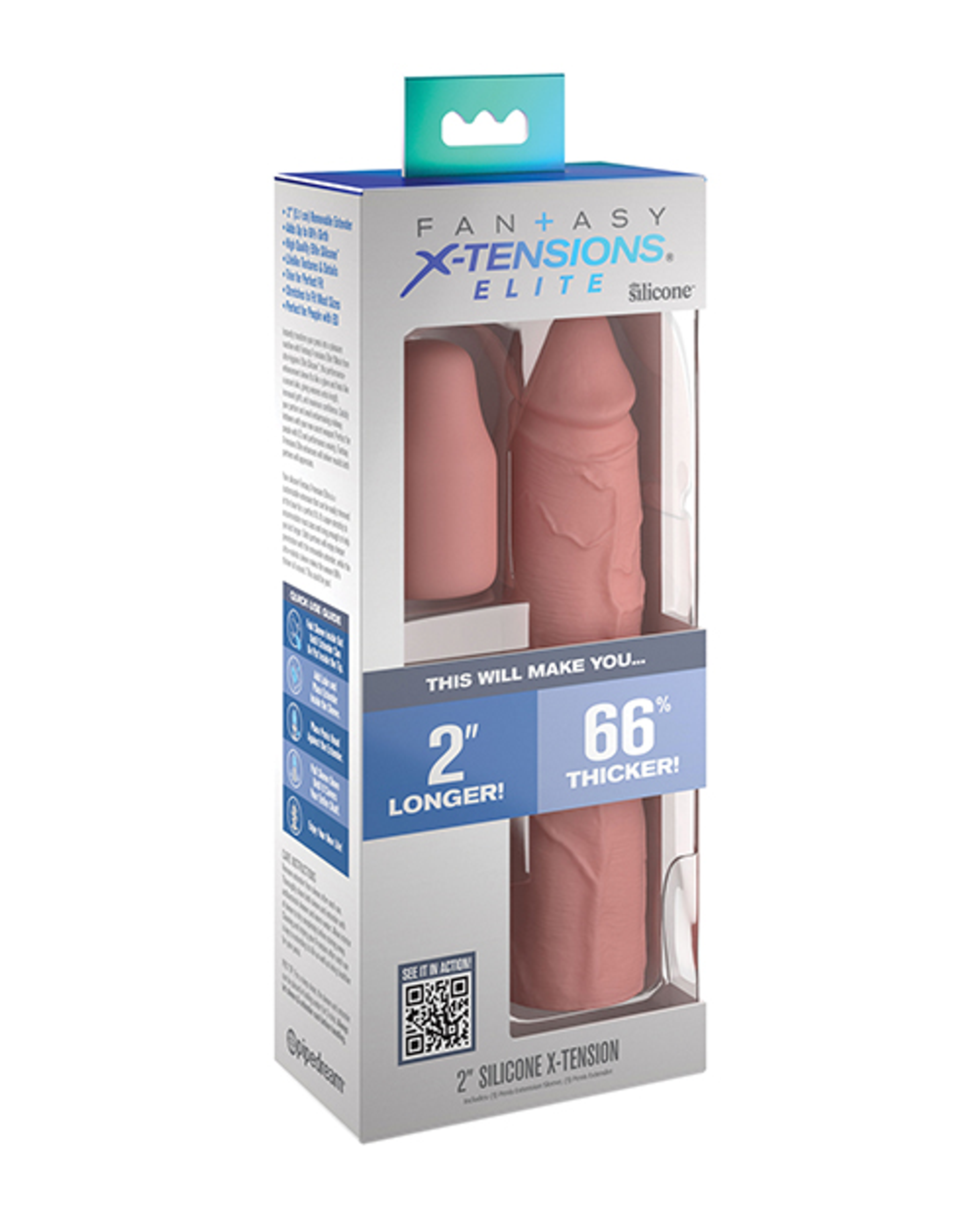 Fantasy X-Tensions Elite 8in Sleeve with 2in Plug Light