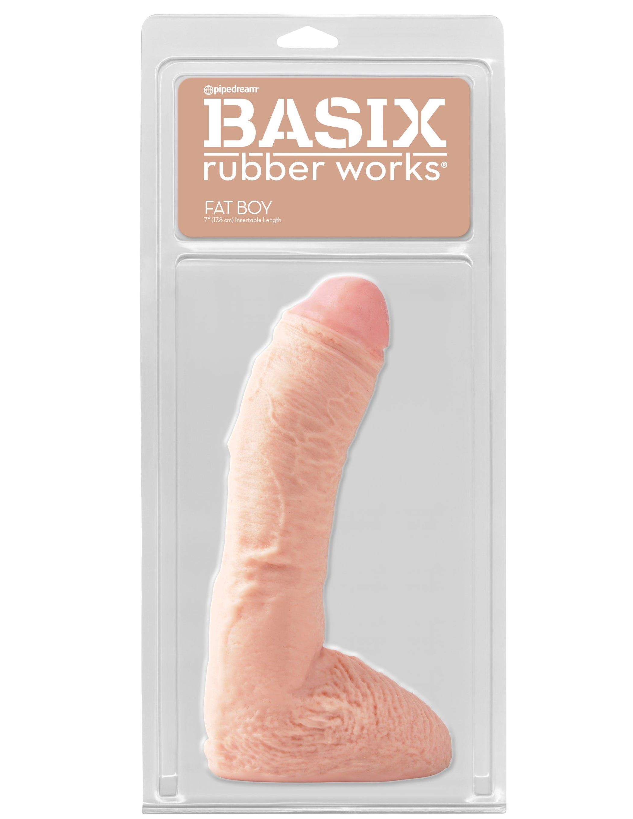 Basix Rubber Works Fat 10in | Oversized Dildo