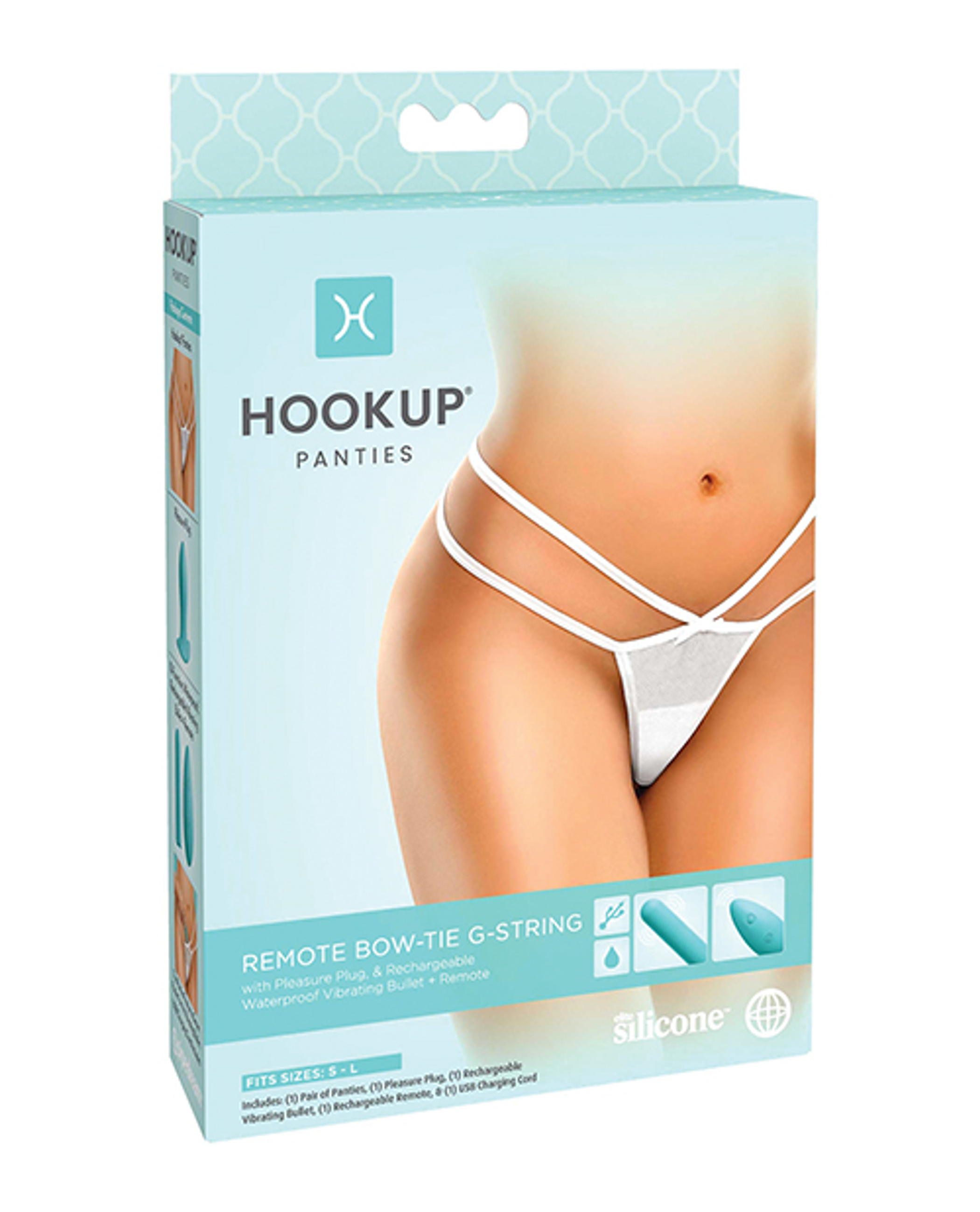Hookup Panties Bow Tie G-String | Wearable Remote Vibe