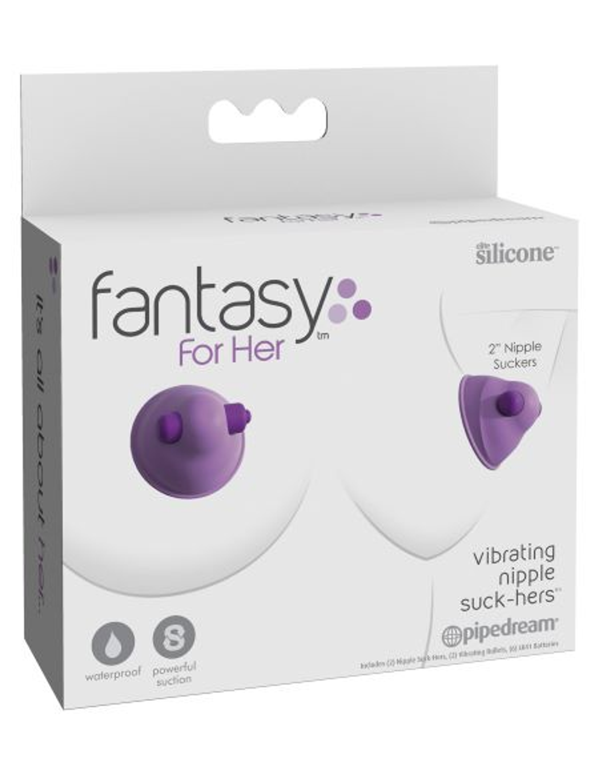 Fantasy For Her Vibrating Nipple Suckers