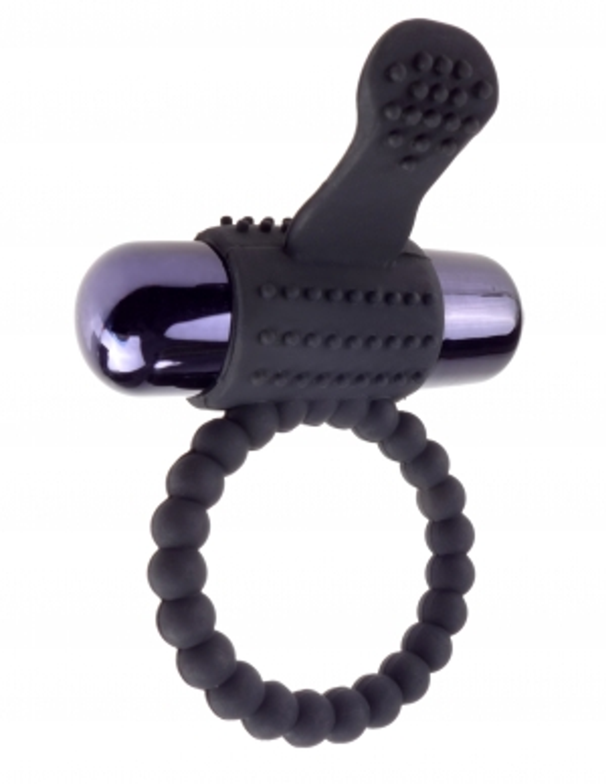 Fantasy C-Ringz Vibrating Silicone Super Ring in Black