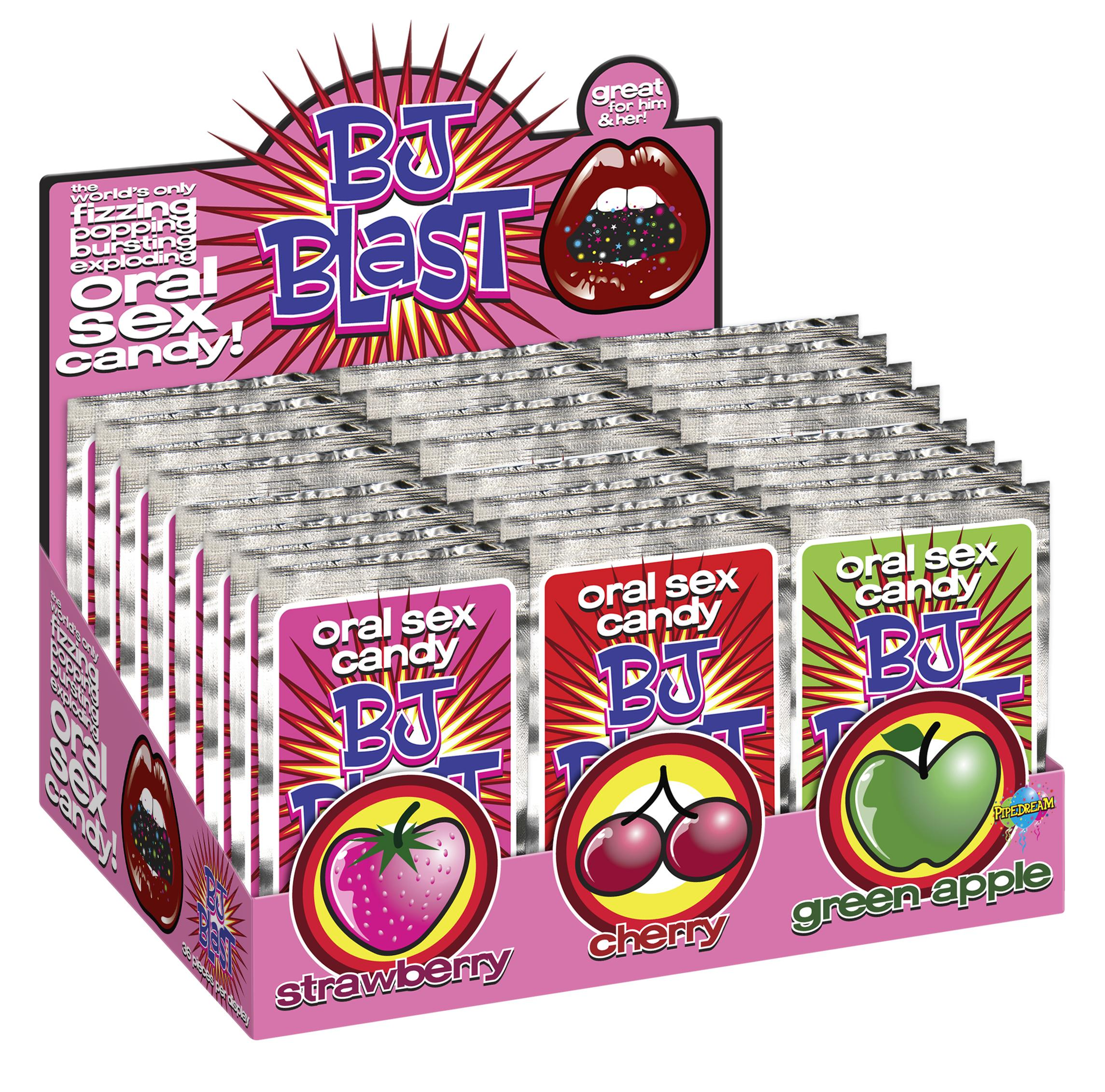 BJ Blast Fizzy Oral Candy 36-Piece Display