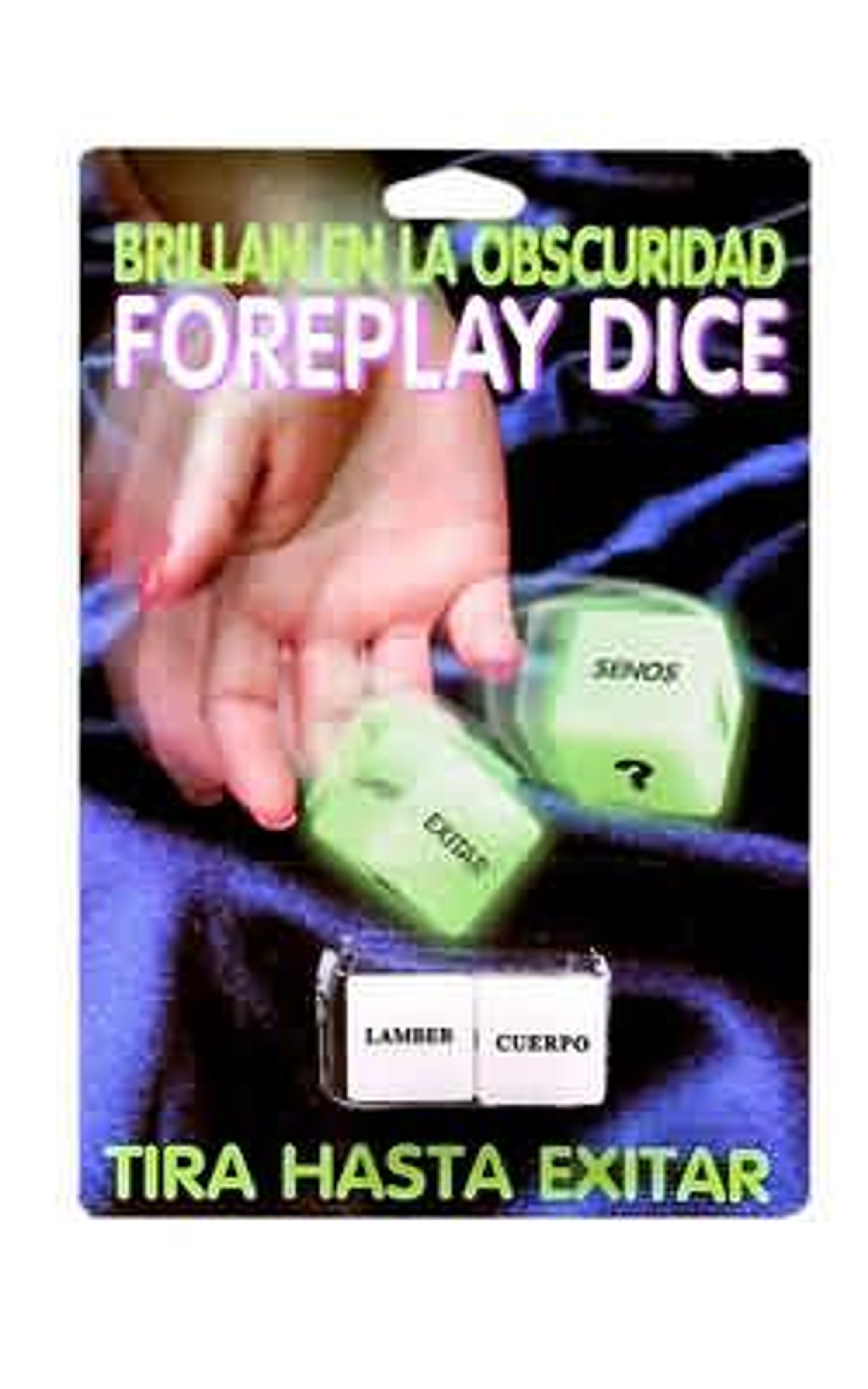 Glow in the Dark Erotic Dice Spanish Version