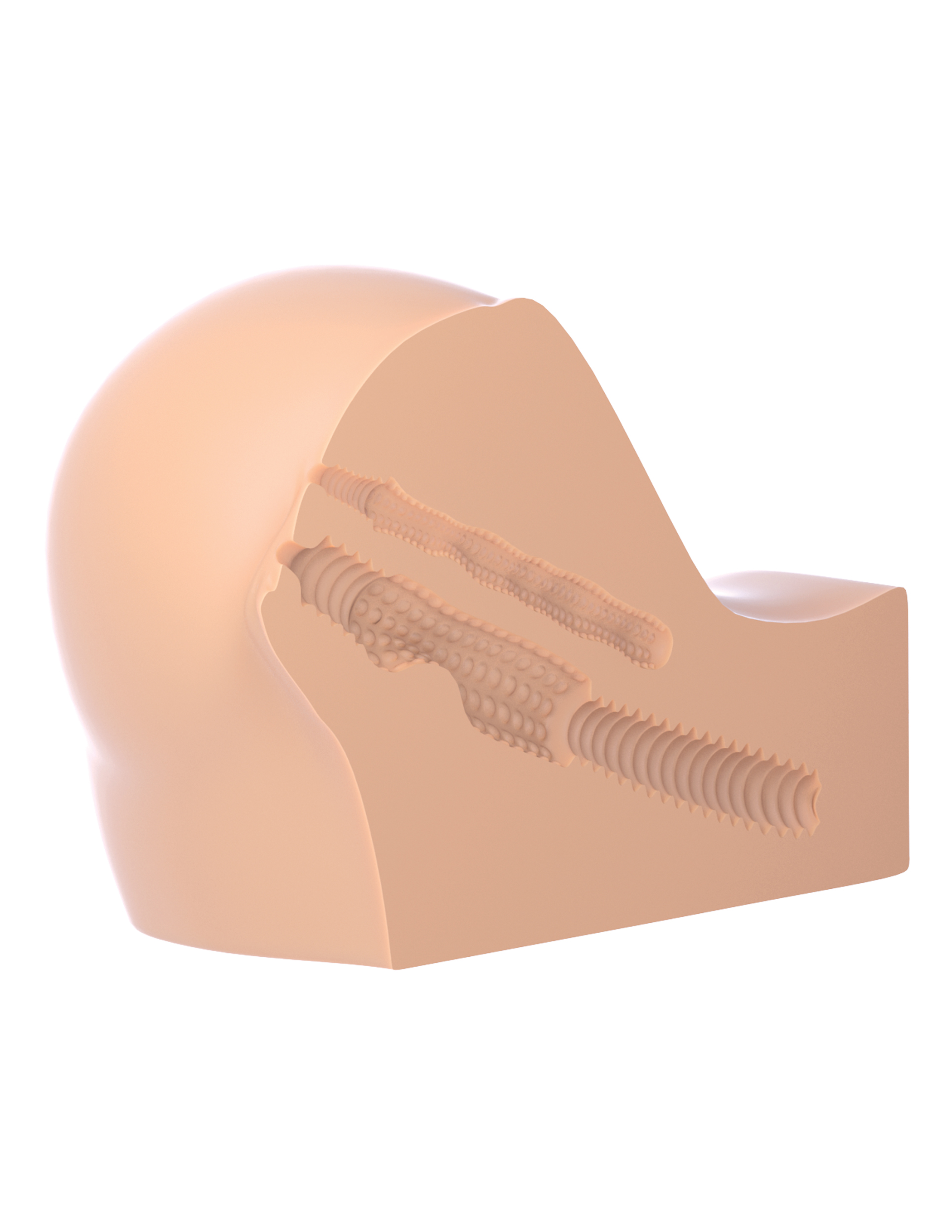 PDX Petite Fantasy Bubble Butt Mega Stroker Light