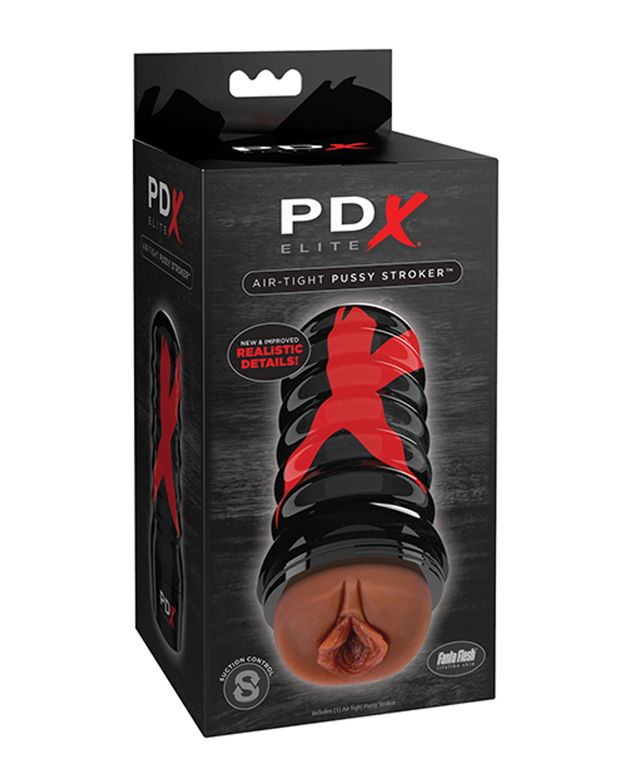 PDX Elite Air Tight Pxssystroker Brown Black
