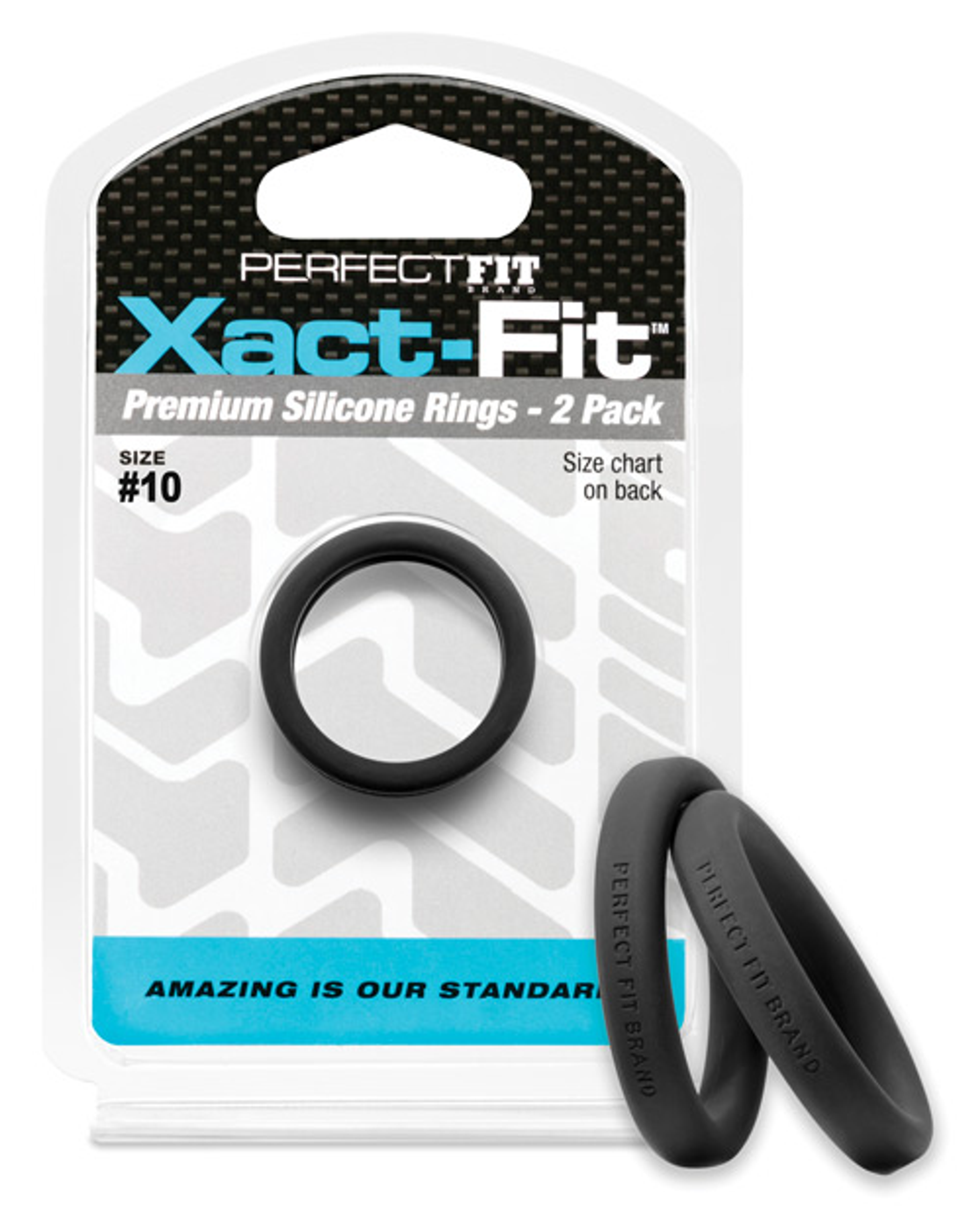 Perfect Fit Xact-Fit #10 2 Pack Black