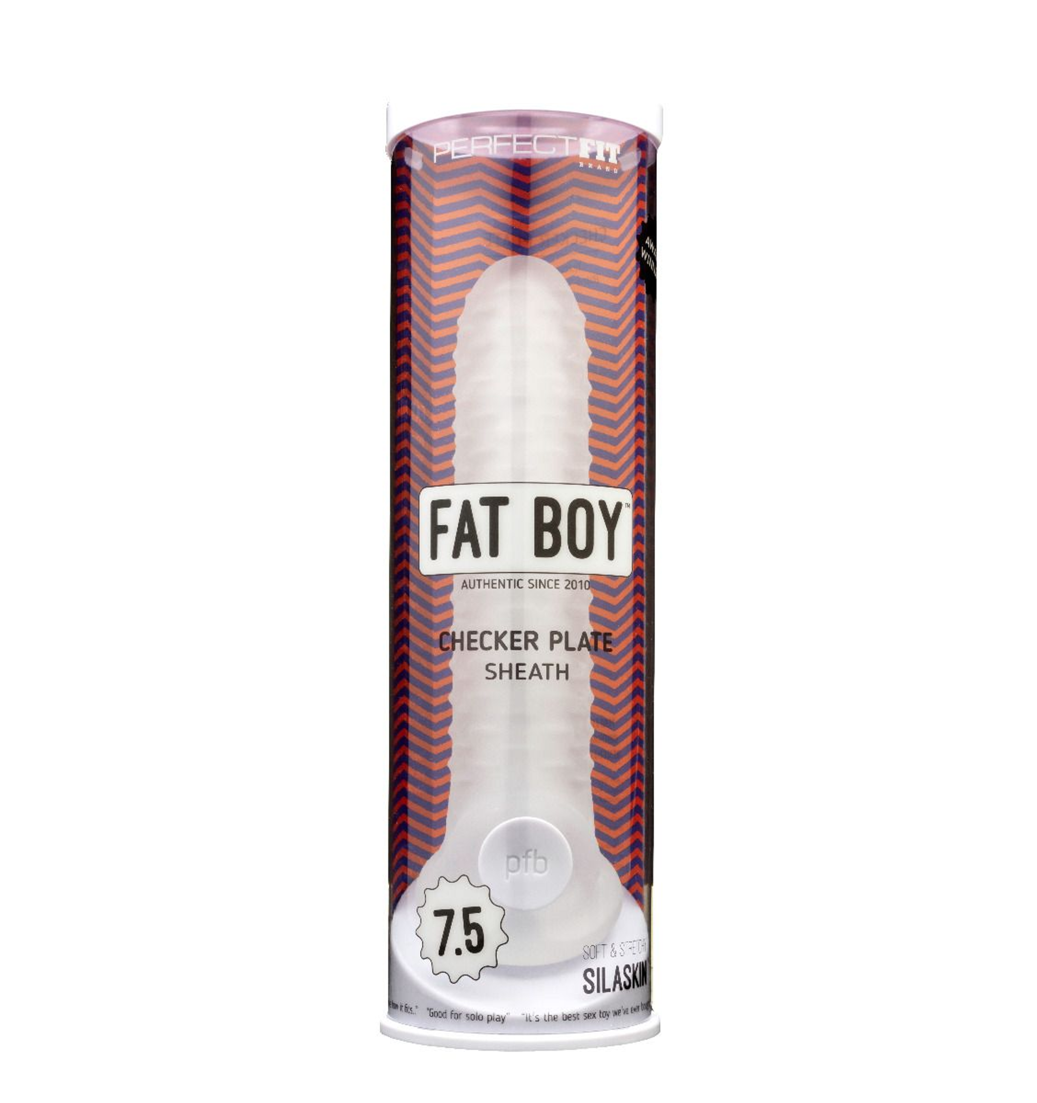 Fat Boy Checker Box Sheath 7.5in Clear
